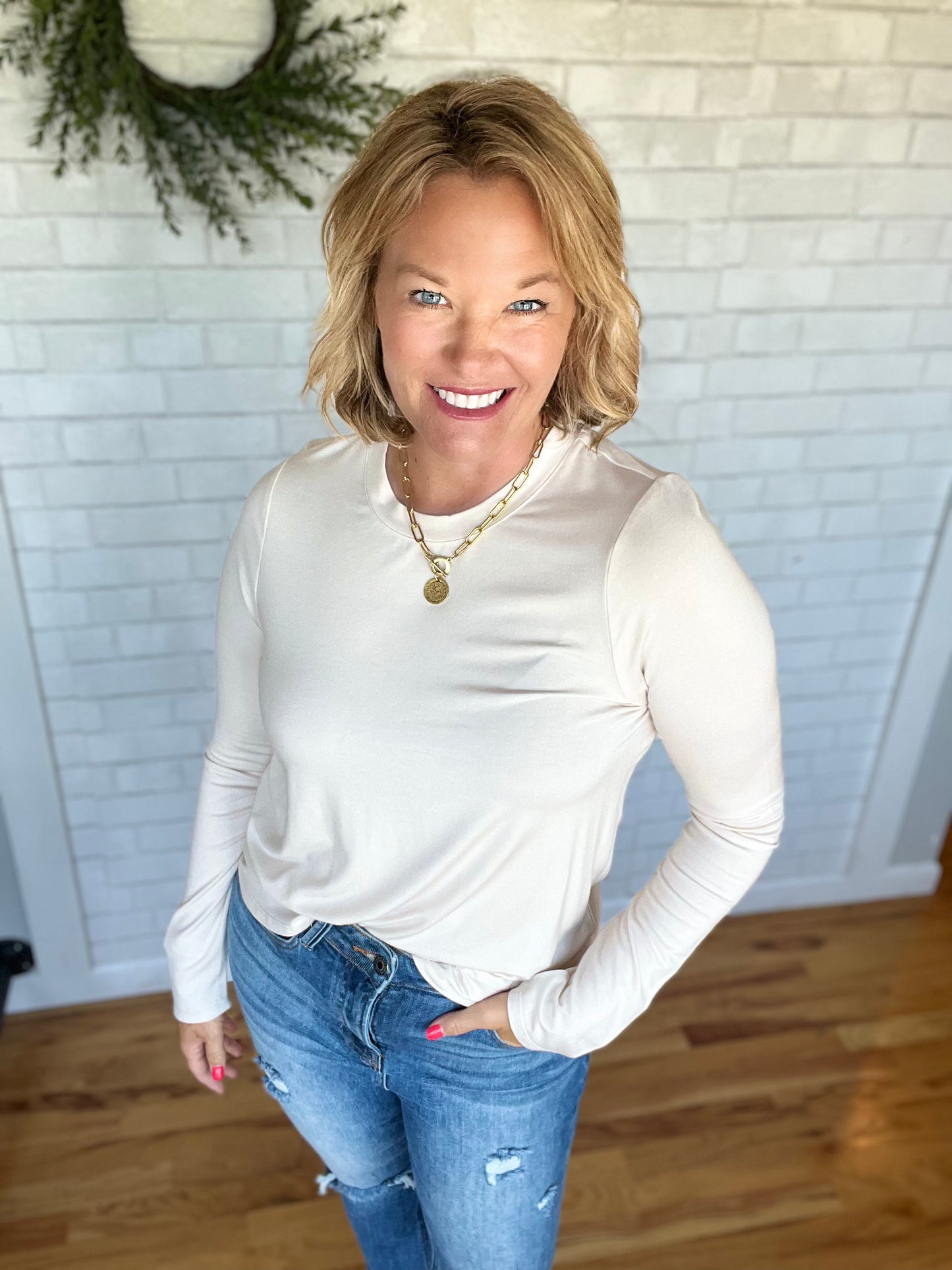Stassia Top - Dove