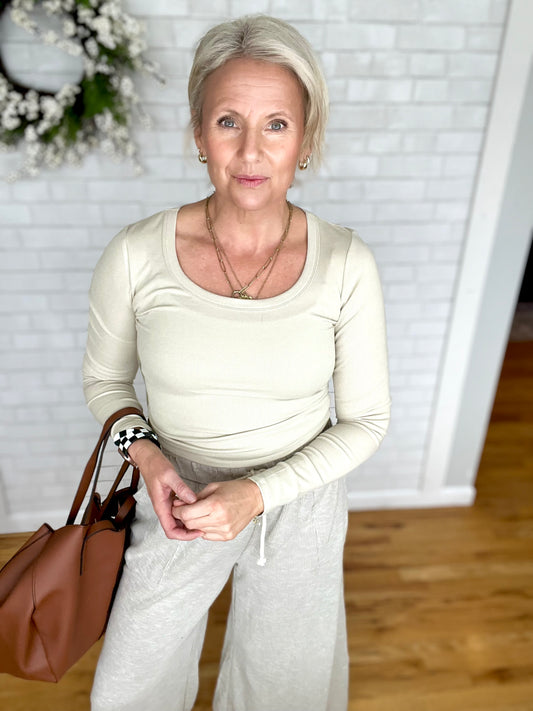 Willa Long Sleeve - Oat Milk