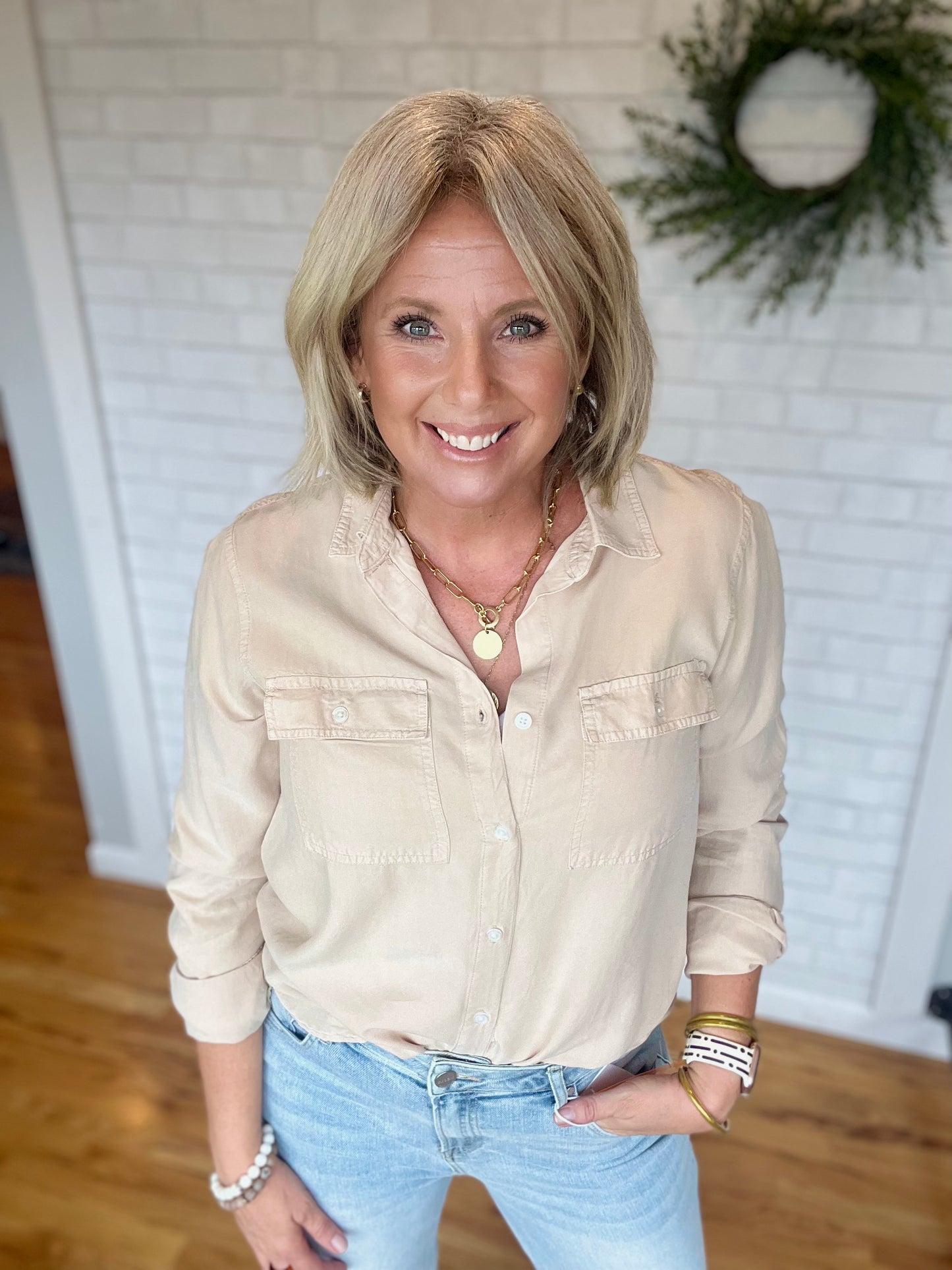 Alessia Top - Light Peach