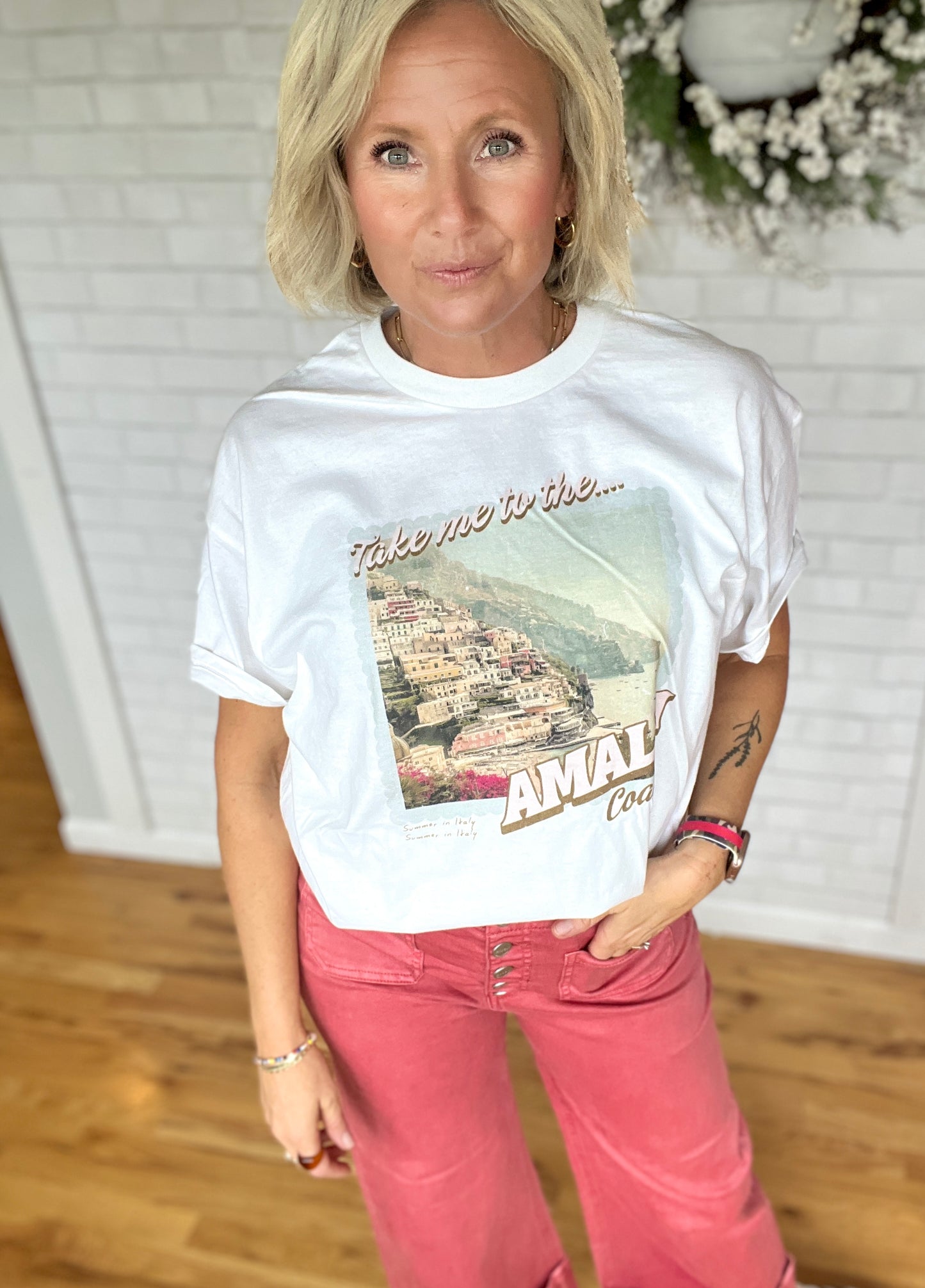 Amalfi Coast Graphic Tee