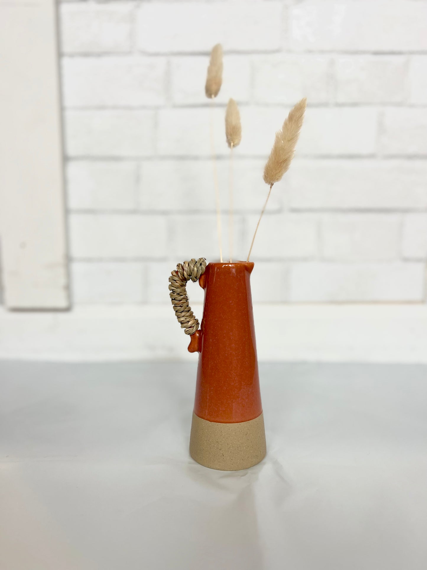Rust Pitcher Bud Vase