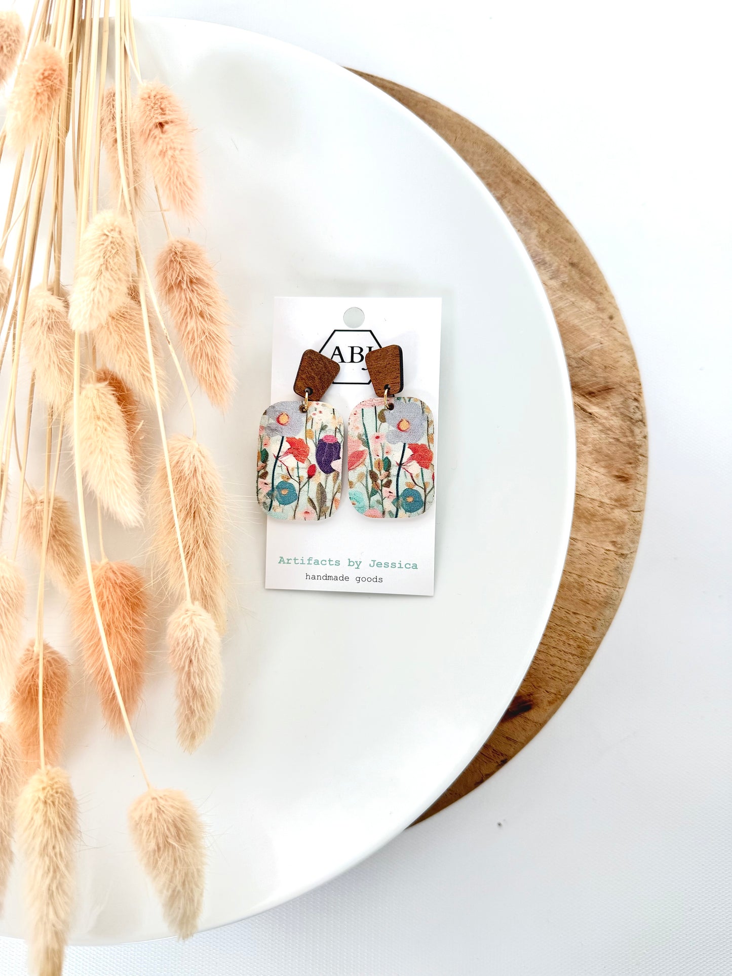 Round Rectangle Earrings