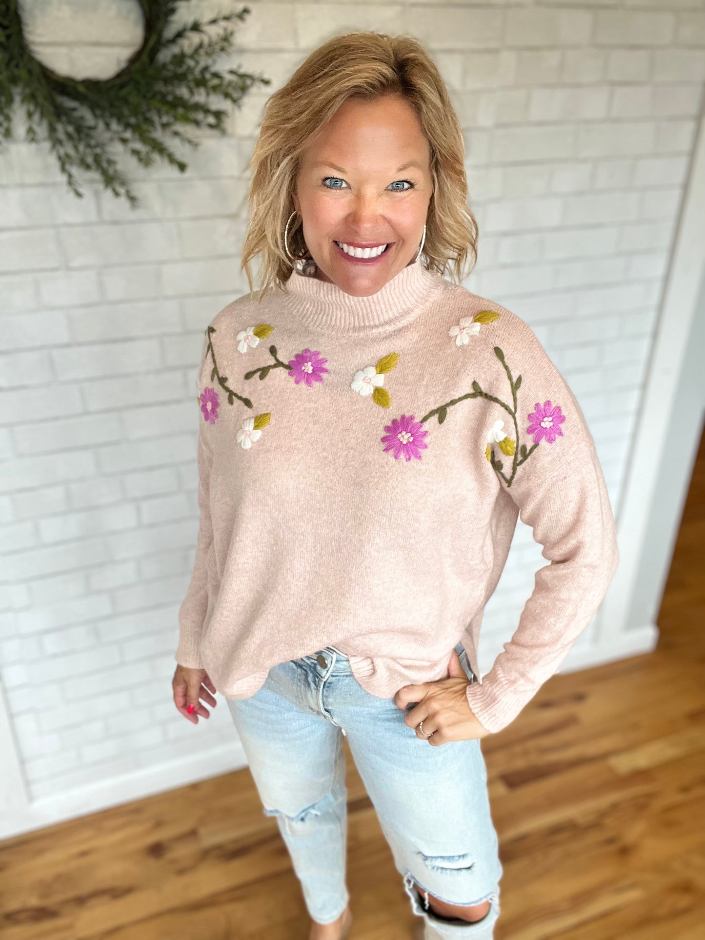 Maria Sweater - Blush