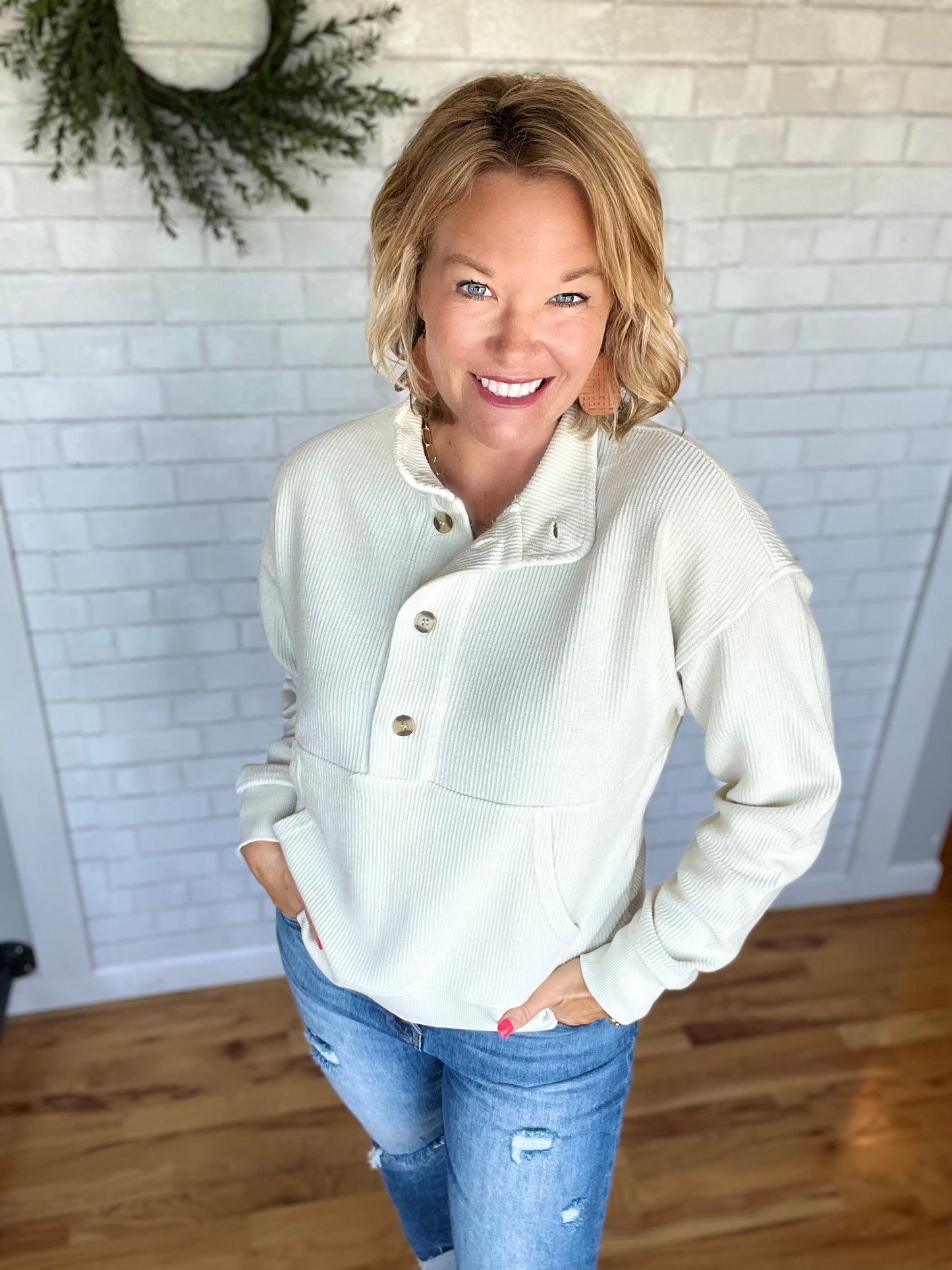 Jocelyn Pullover- ivory