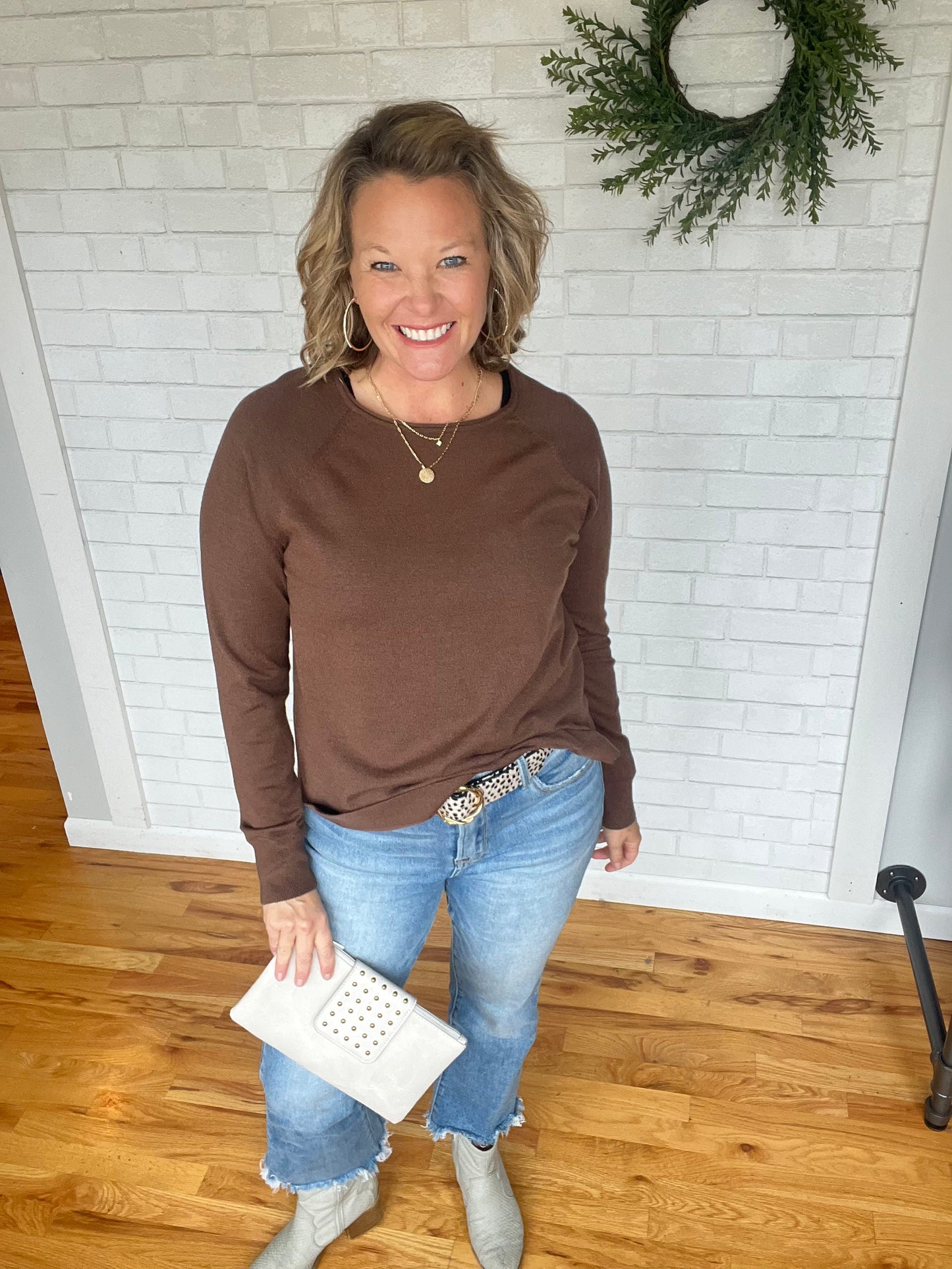 Charlotte Top Solid - Brown