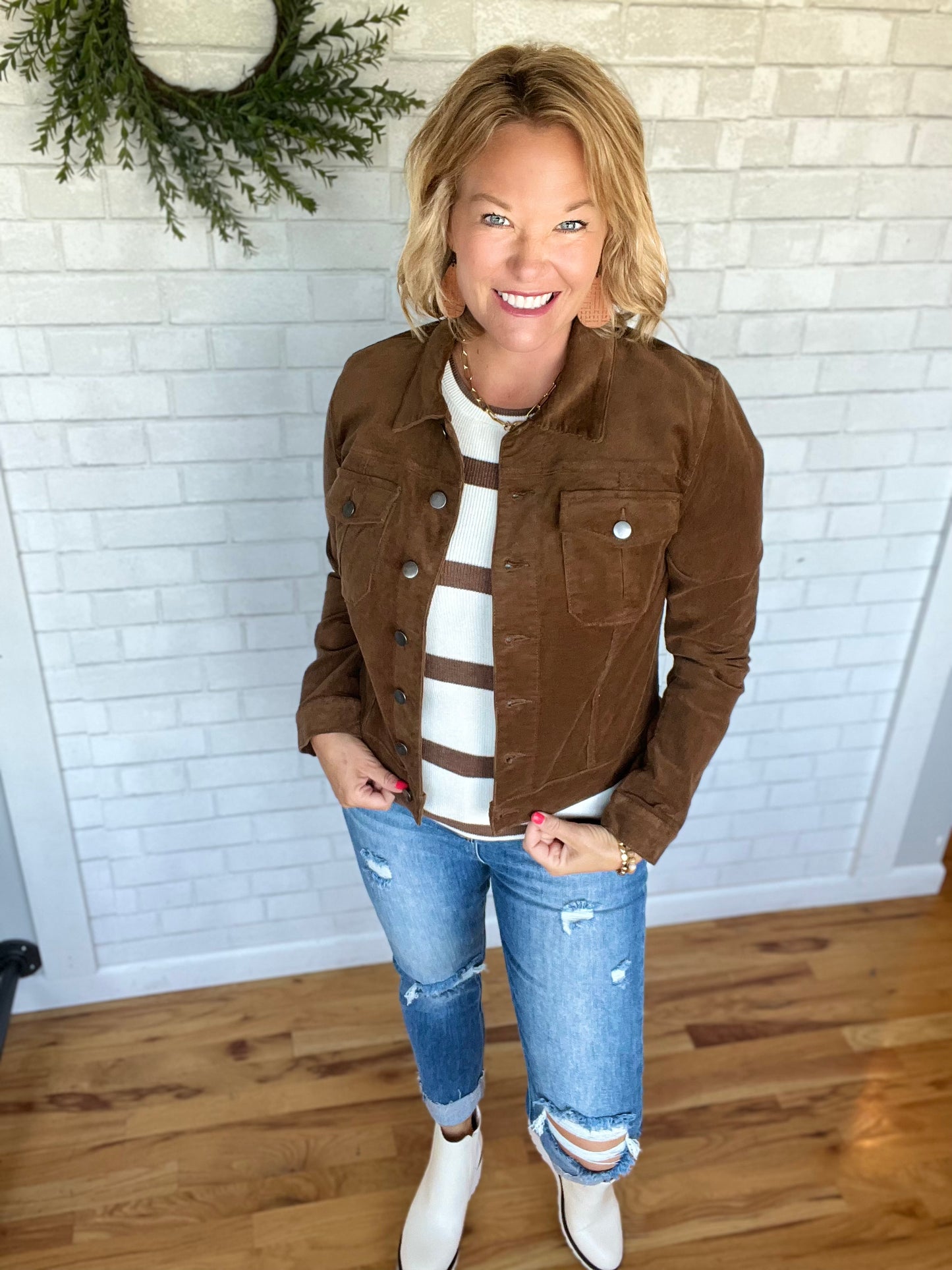 Corrie Corduroy Jacket - Cocoa