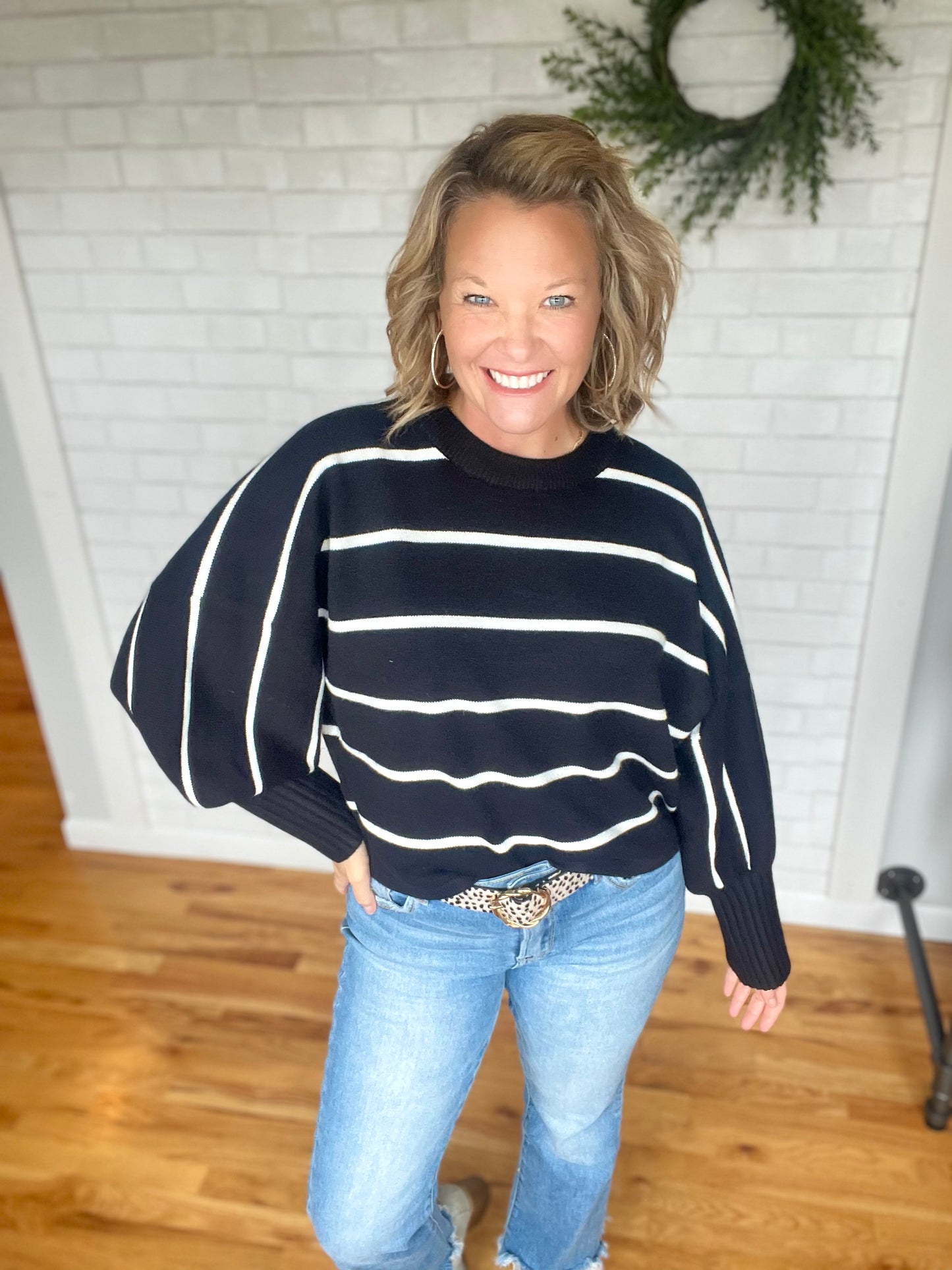 Statement Striped Sweater