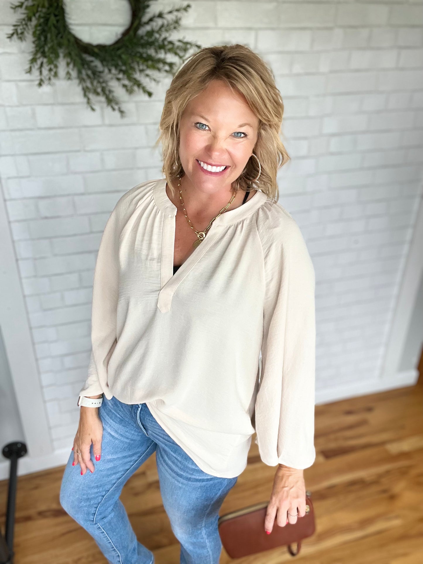 Taryn Crinkle Tunic