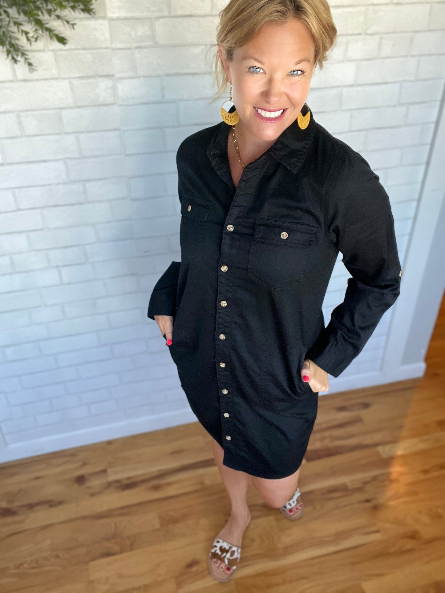 Bindi Dress - Washed Black