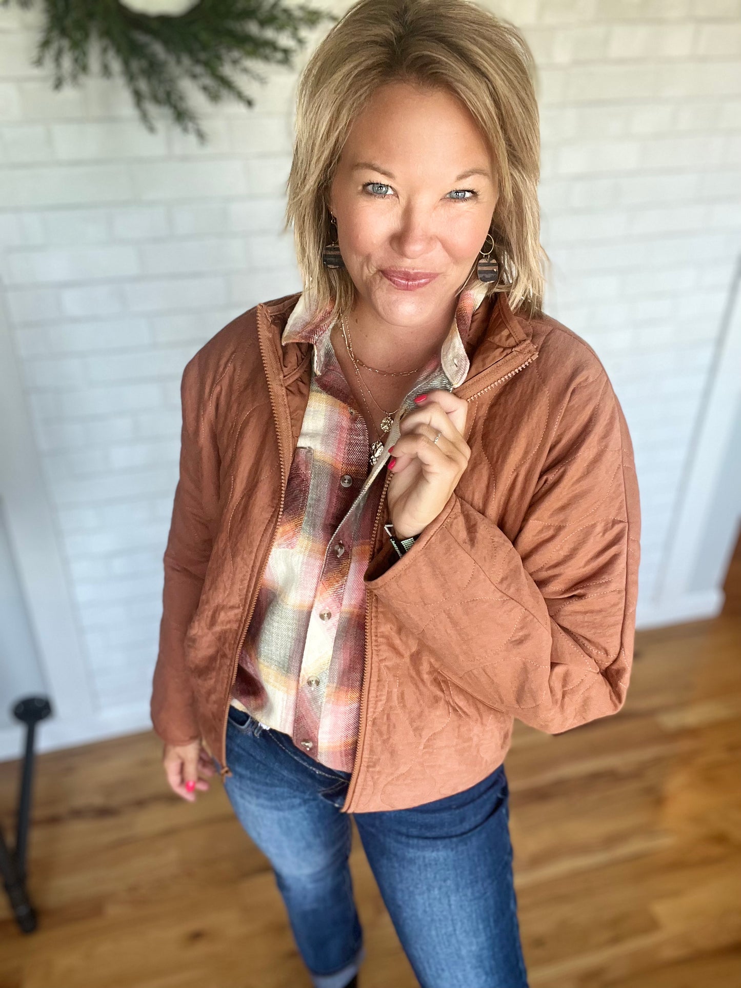 Kortney Quilted Jacket - Sienna