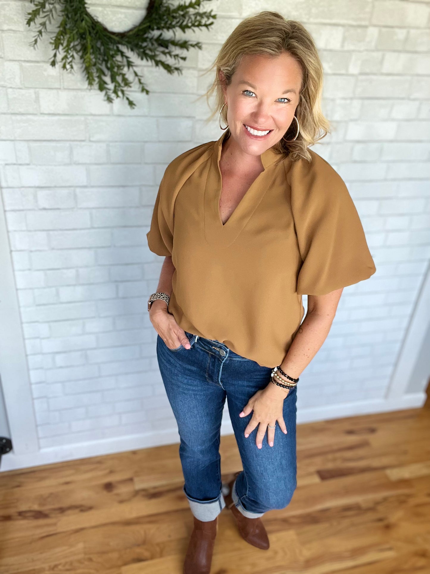 Bettina Bell Sleeve Blouse