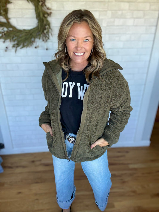 Trista Coat Olive
