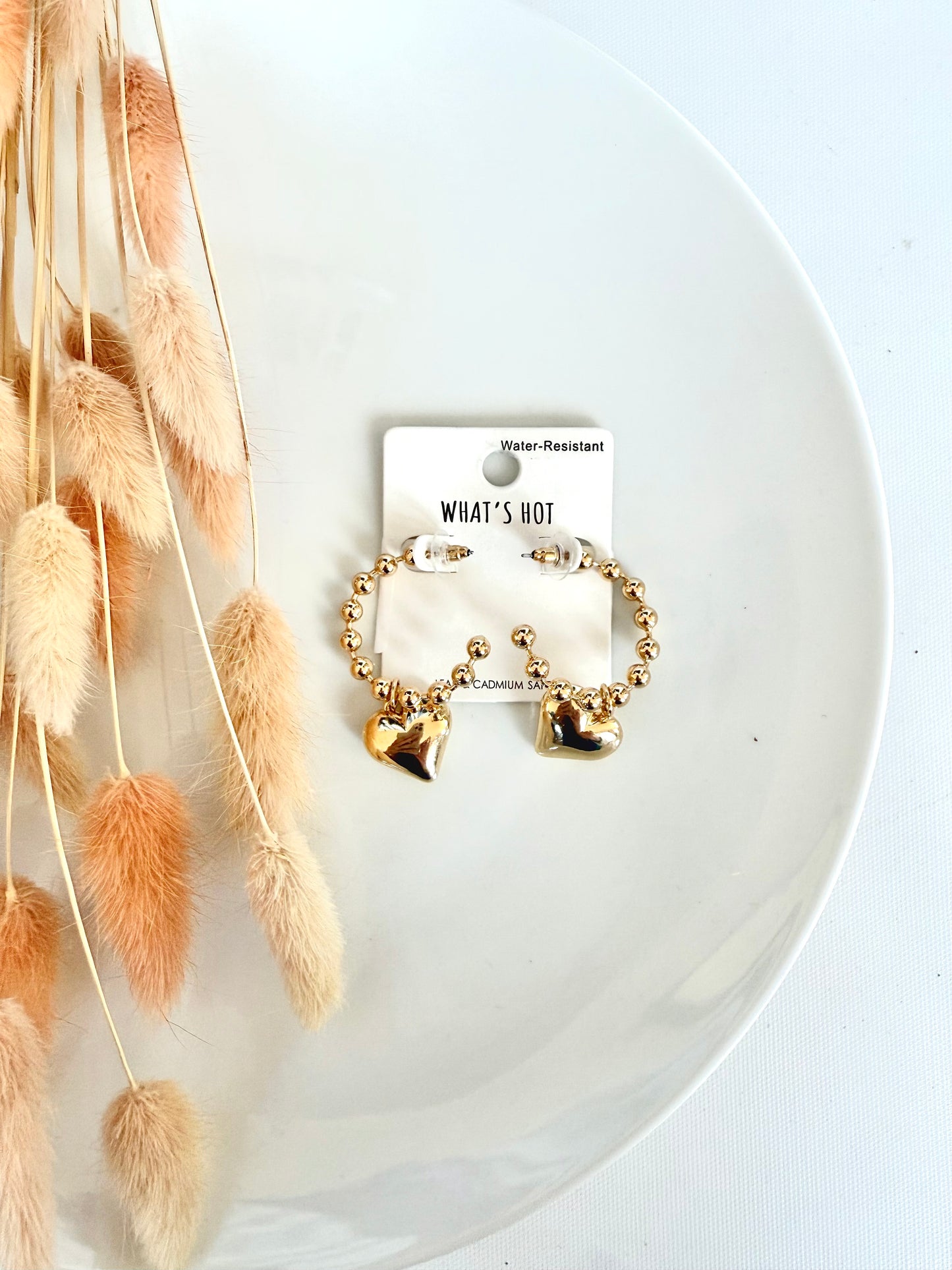 Puffy Heart Earrings