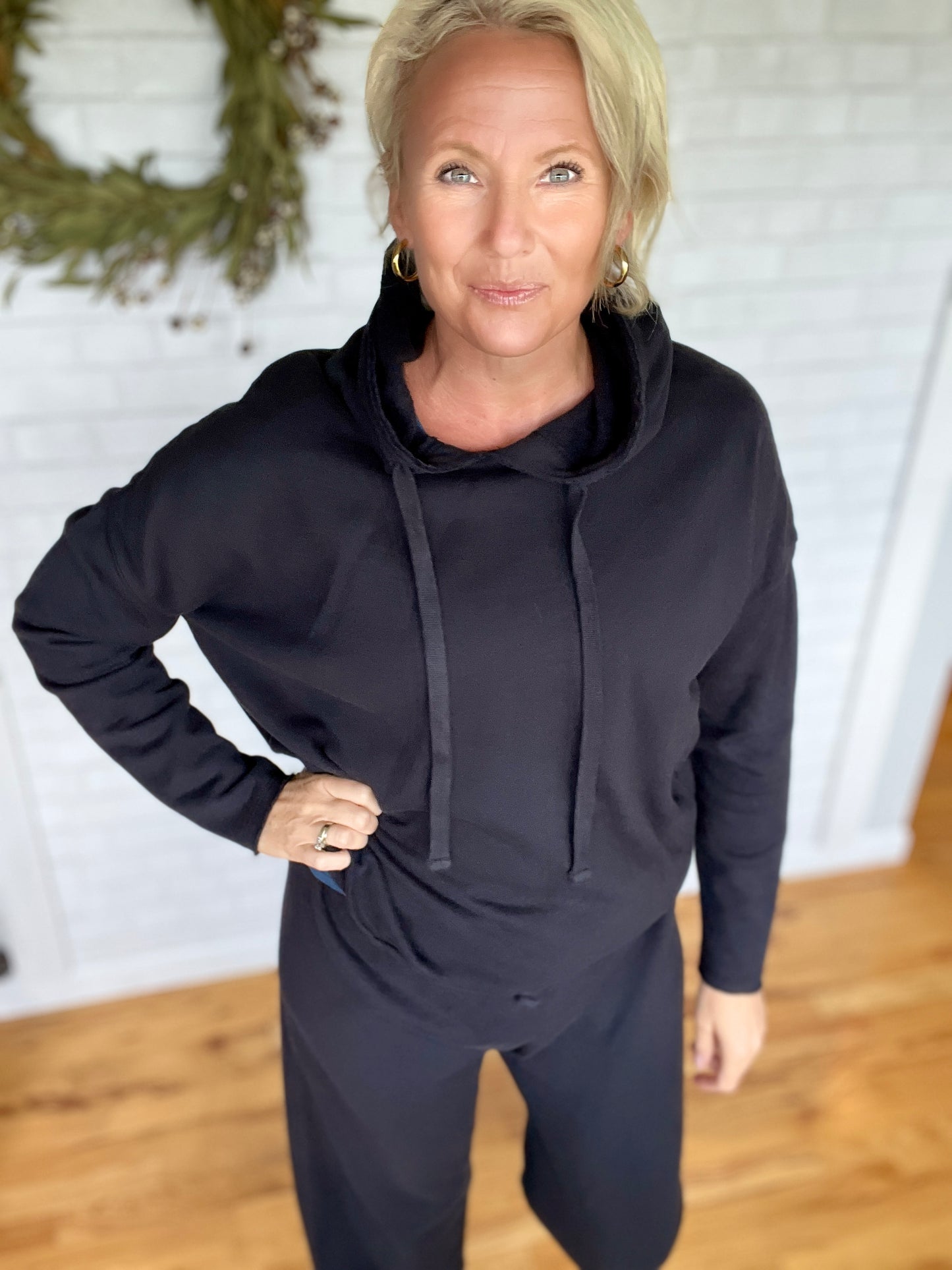 Malibu Wide Leg Pant - Black