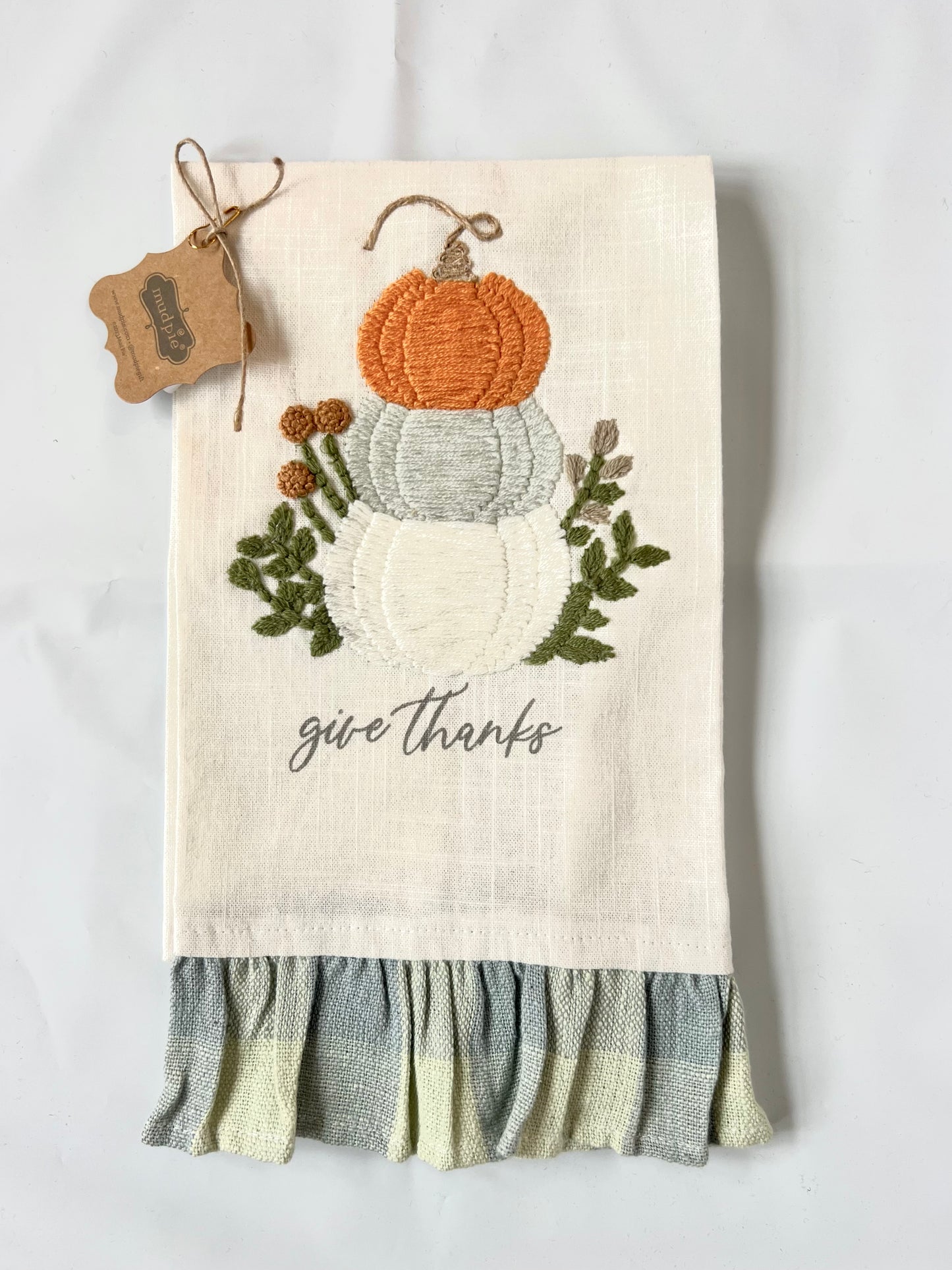 Stacked Pumpkin Towel