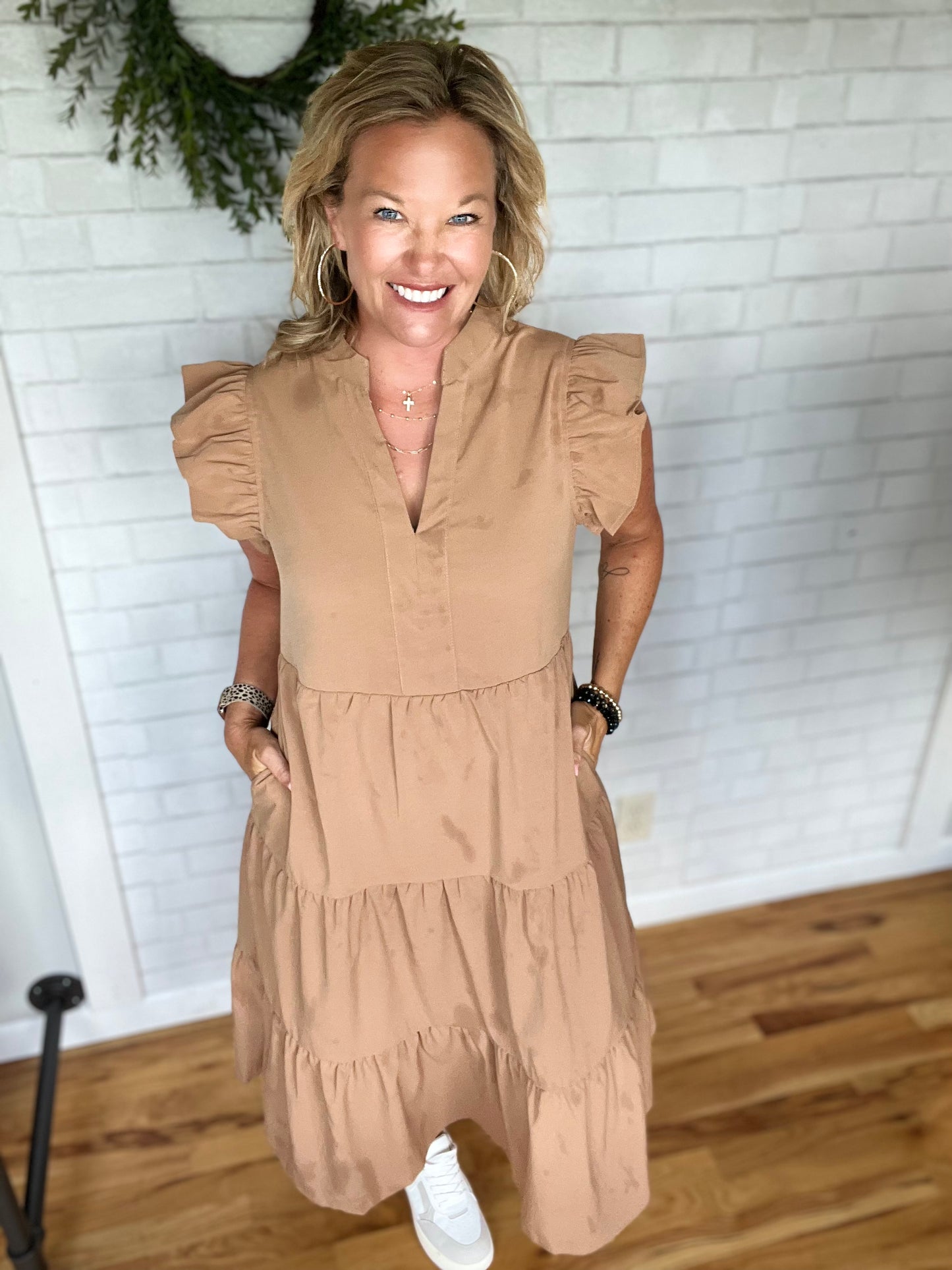 Callie Dress- Camel