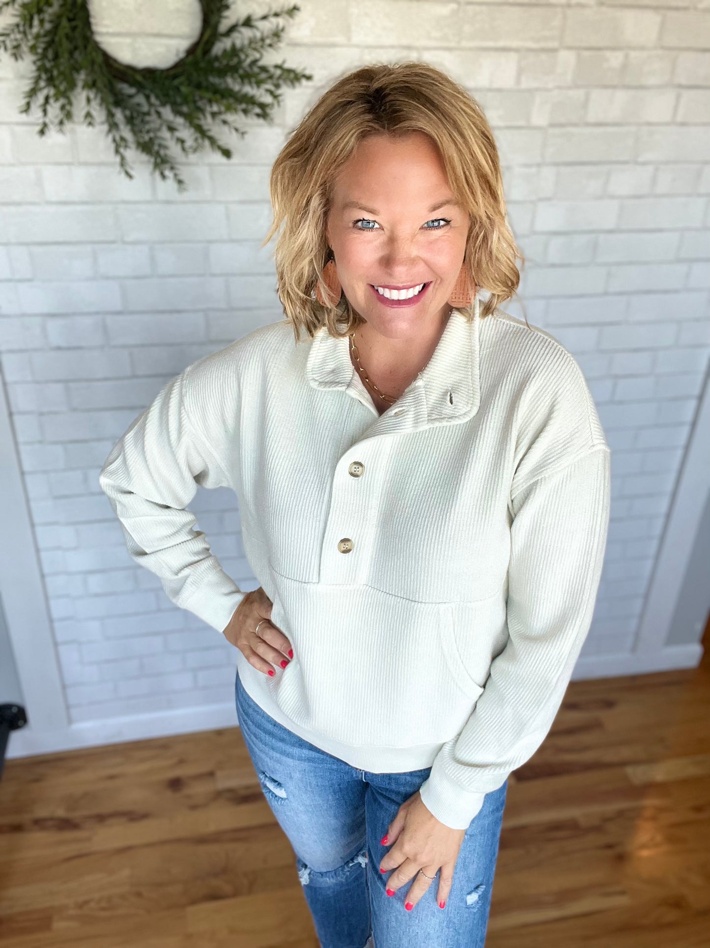 Jocelyn Pullover- ivory