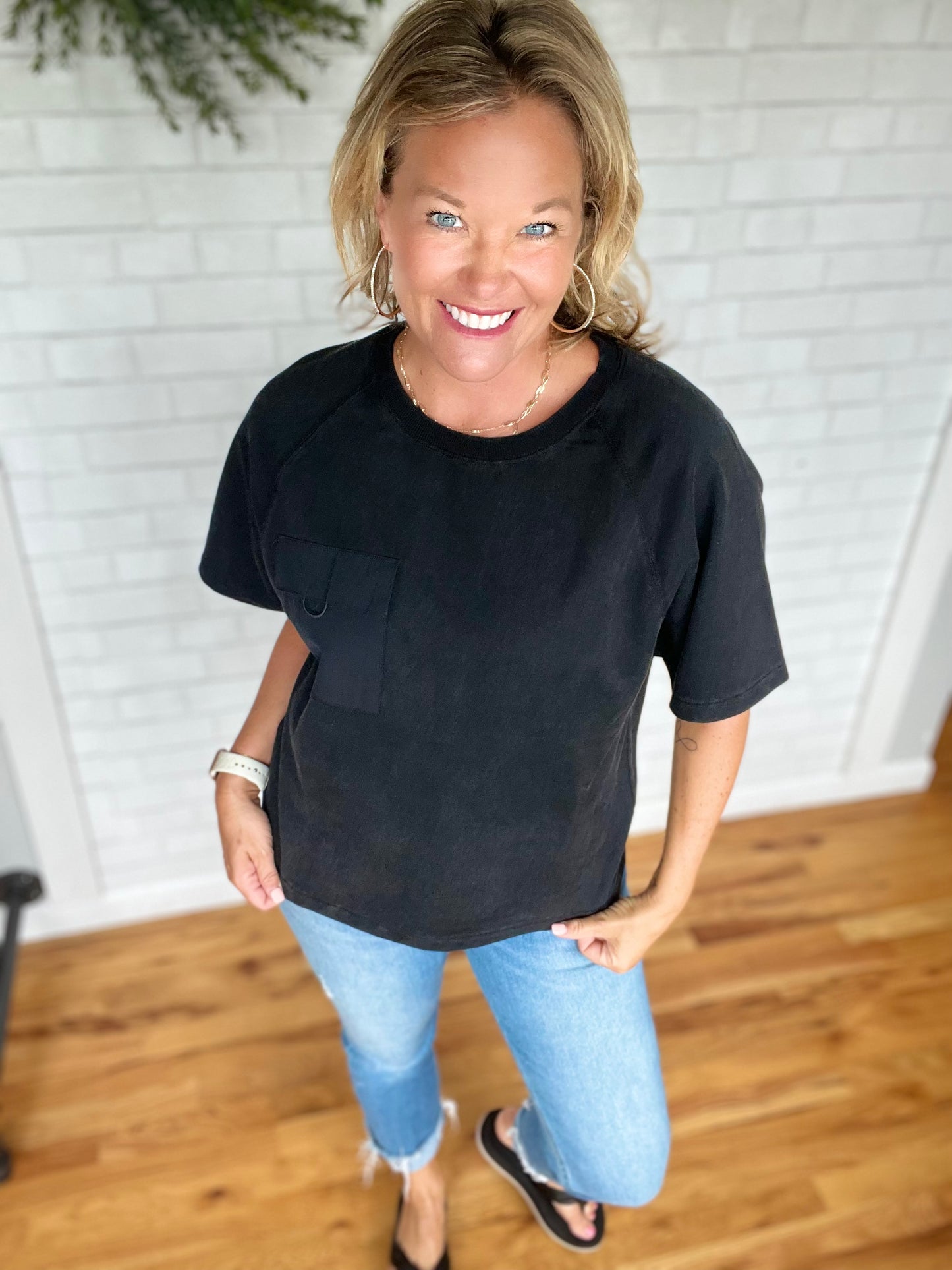 Mineral Wash Boxy Tee