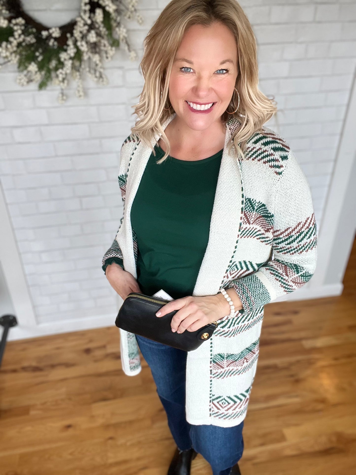 Ivory & Forest Cardi