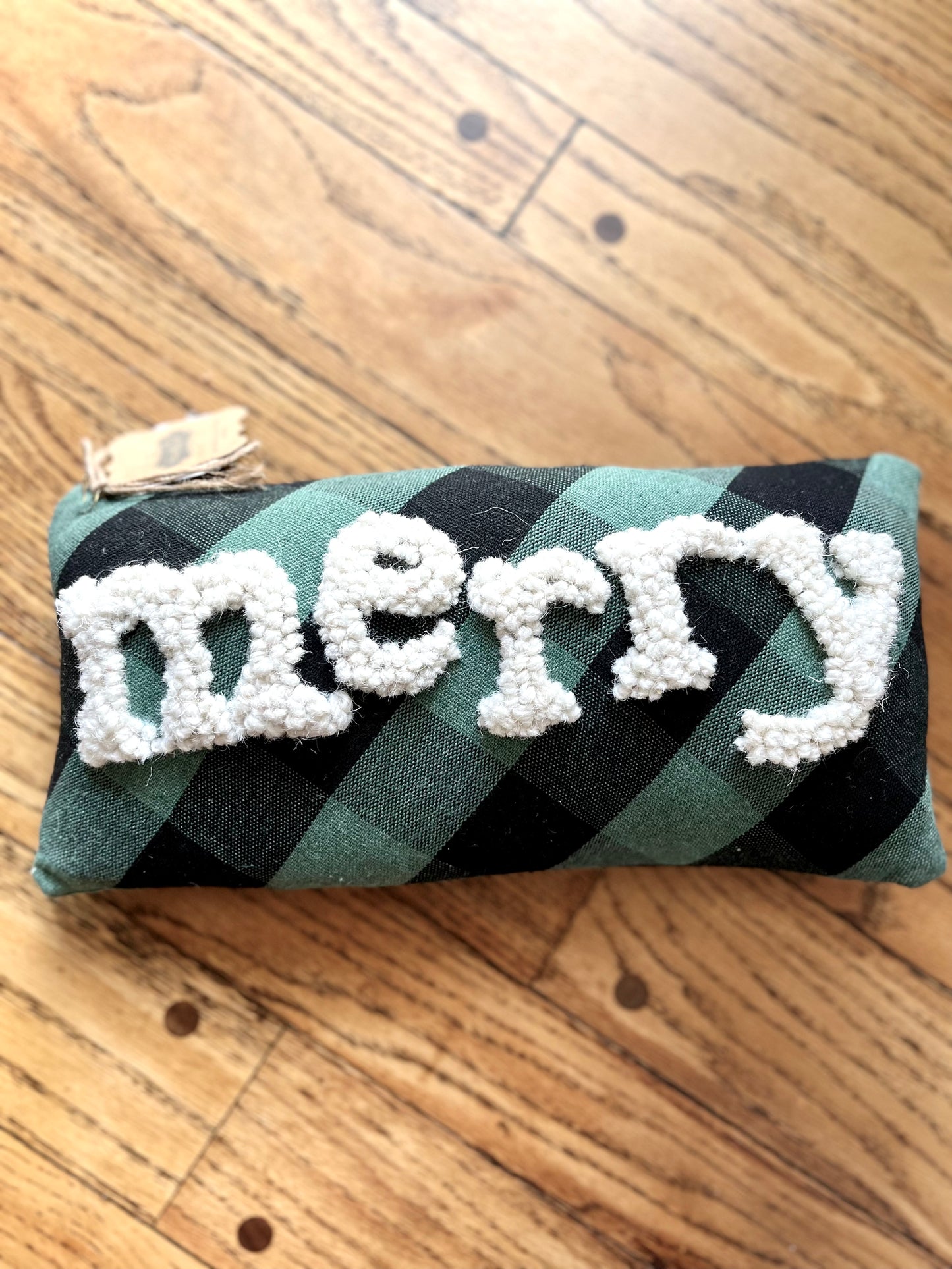 Merry Mini Hook Pillow