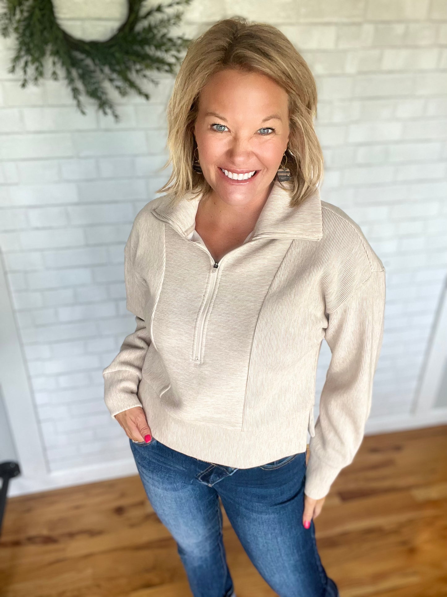 Kristine Pullover -Driftwood