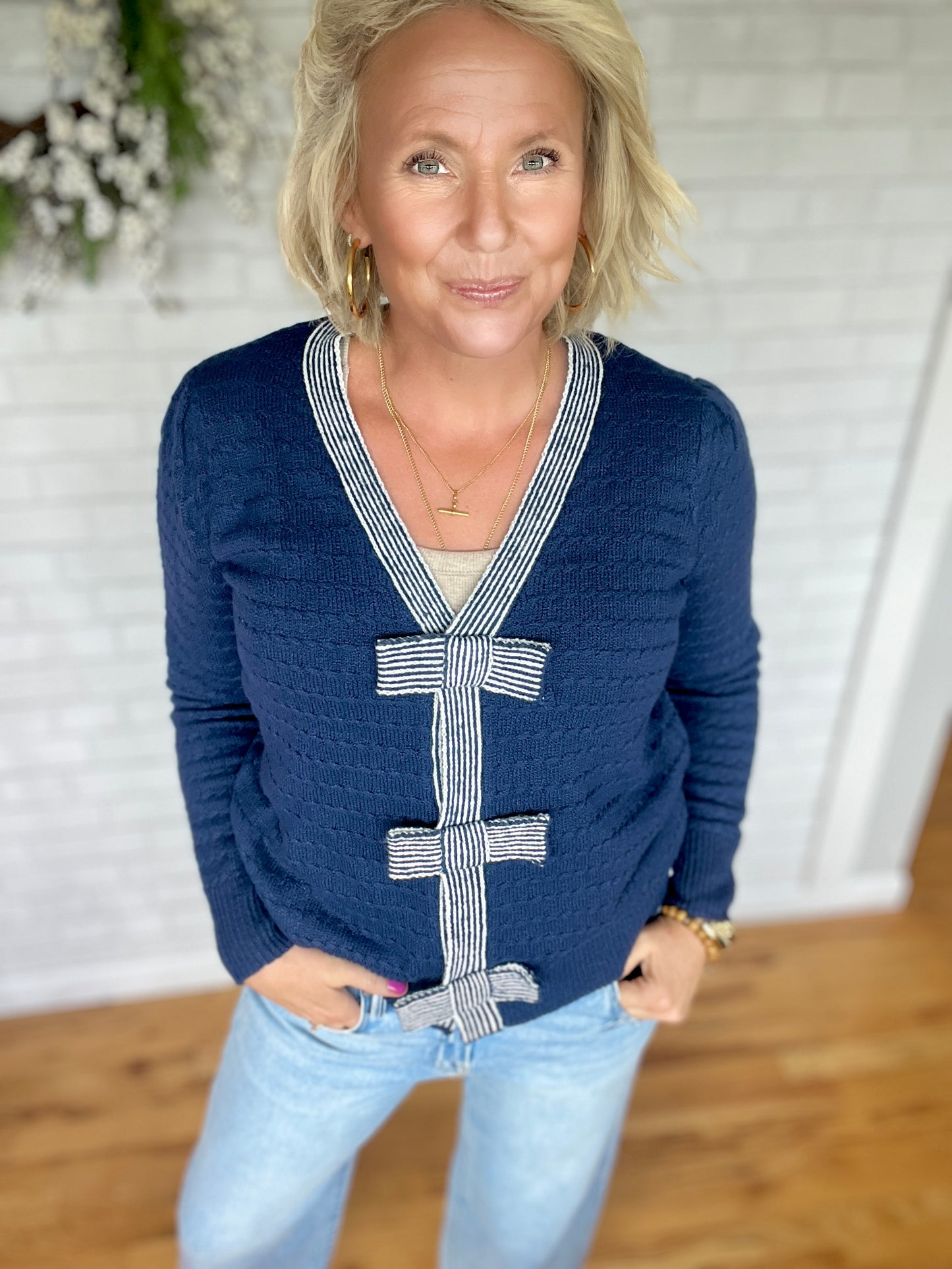 Kelly Bow Cardigan