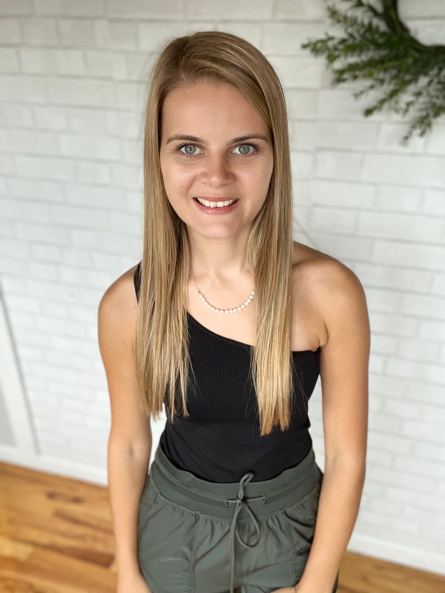 One Shoulder Ribbed Bodysuit by Niki biki