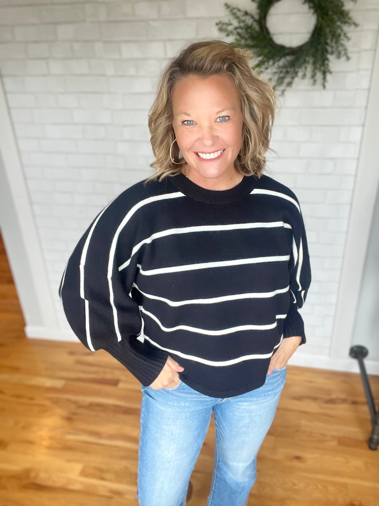 Statement Striped Sweater