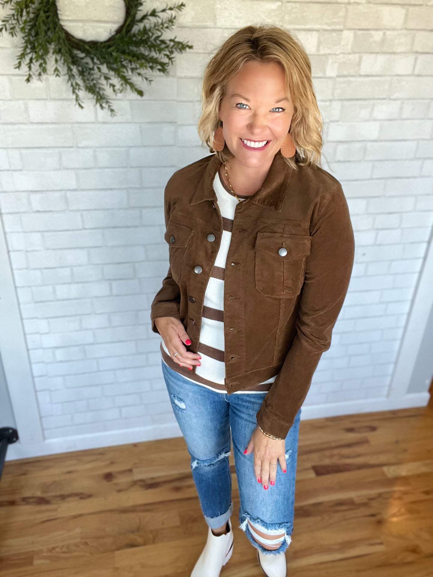 Corrie Corduroy Jacket - Cocoa
