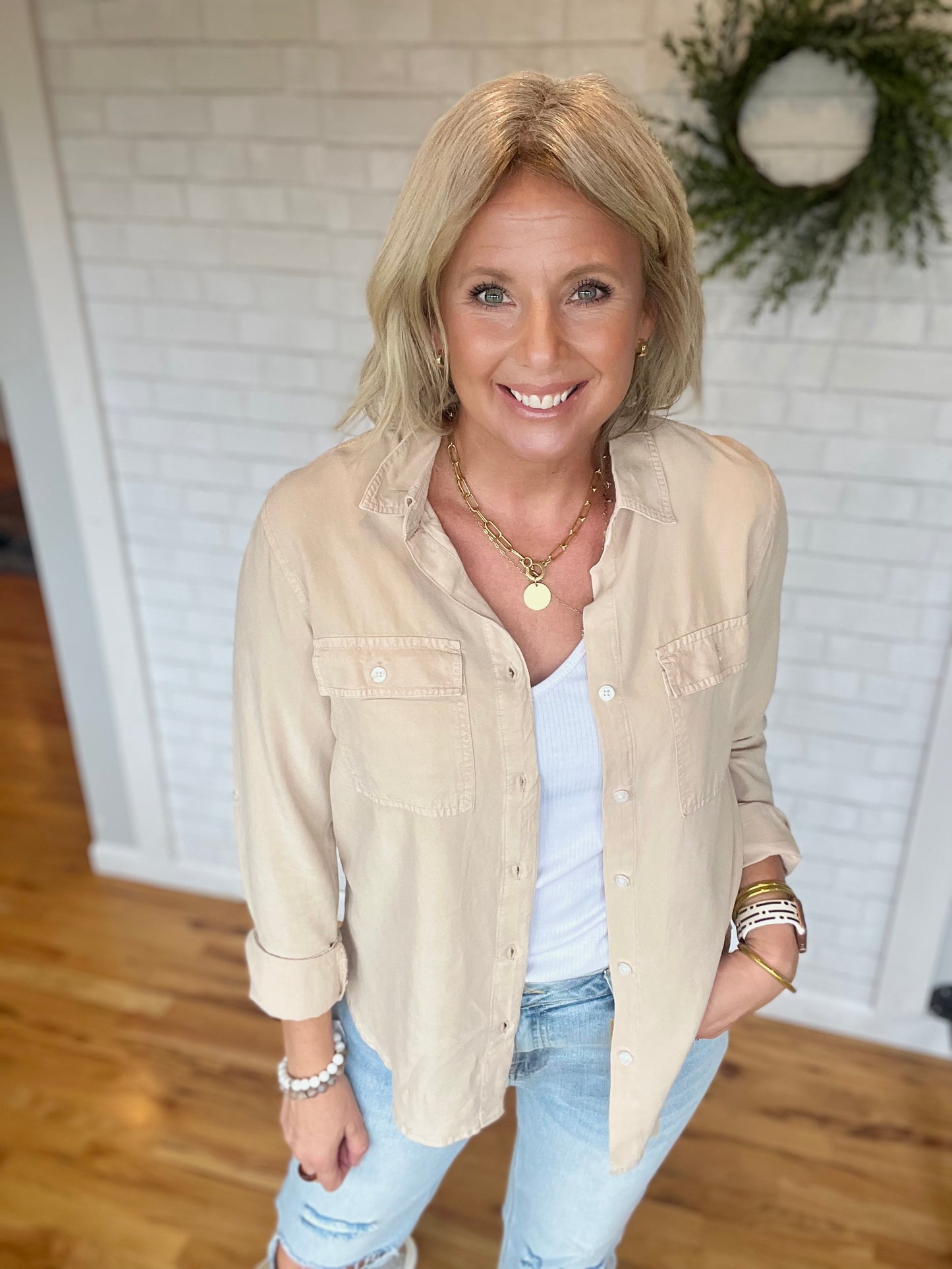 Alessia Top - Light Peach