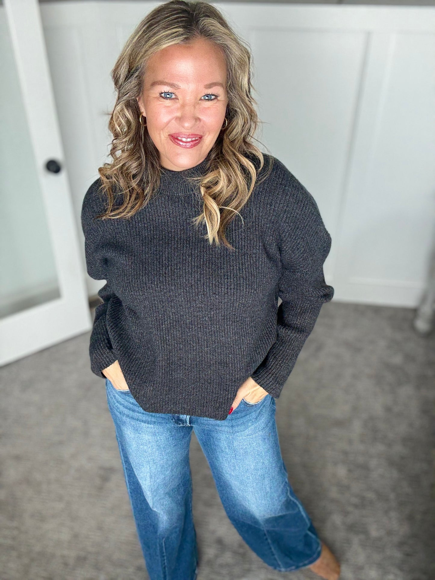 Lana Sweater - Heather Black