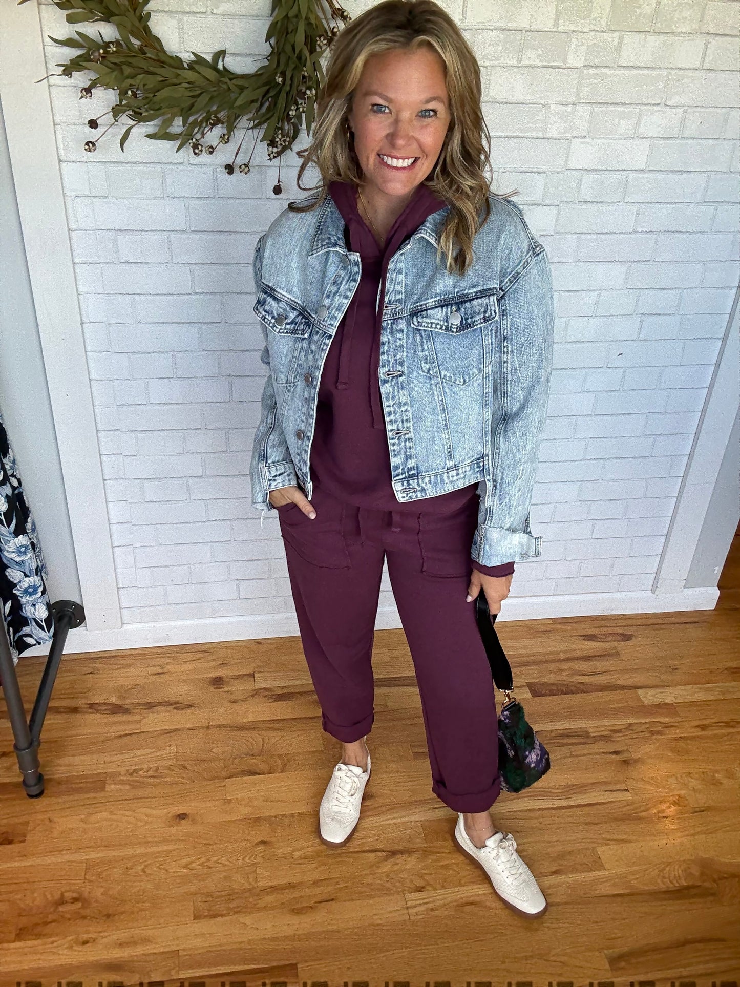 Malibu Hoodie -Dark Plum