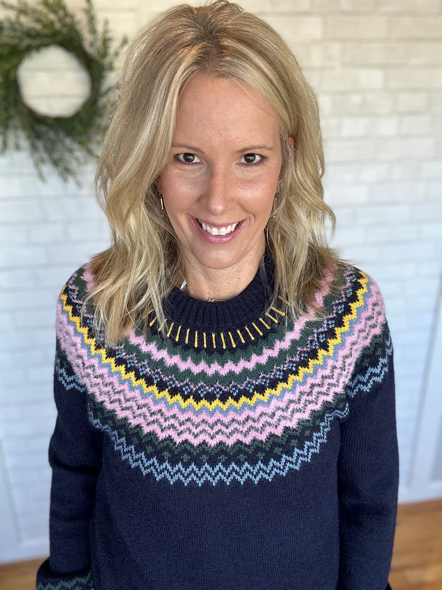Finley Fair Isle - Navy