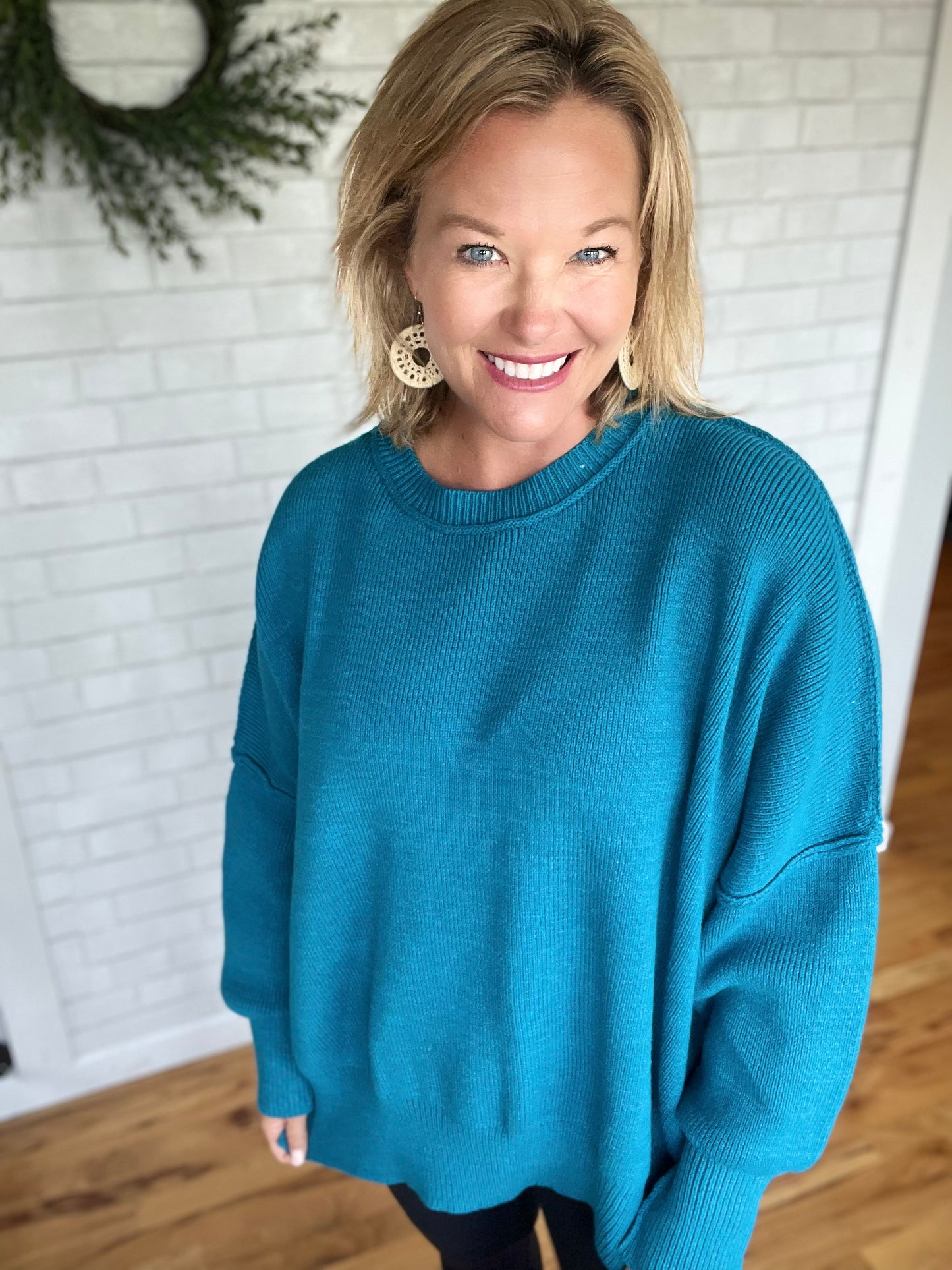 Dara Sweater - Ocean Blue