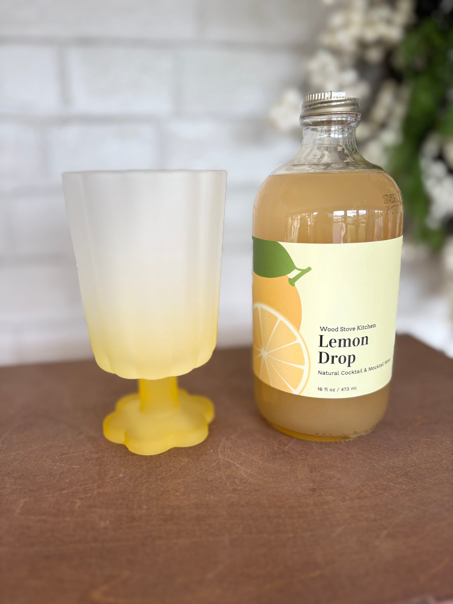 Flower Shape Glass Cup