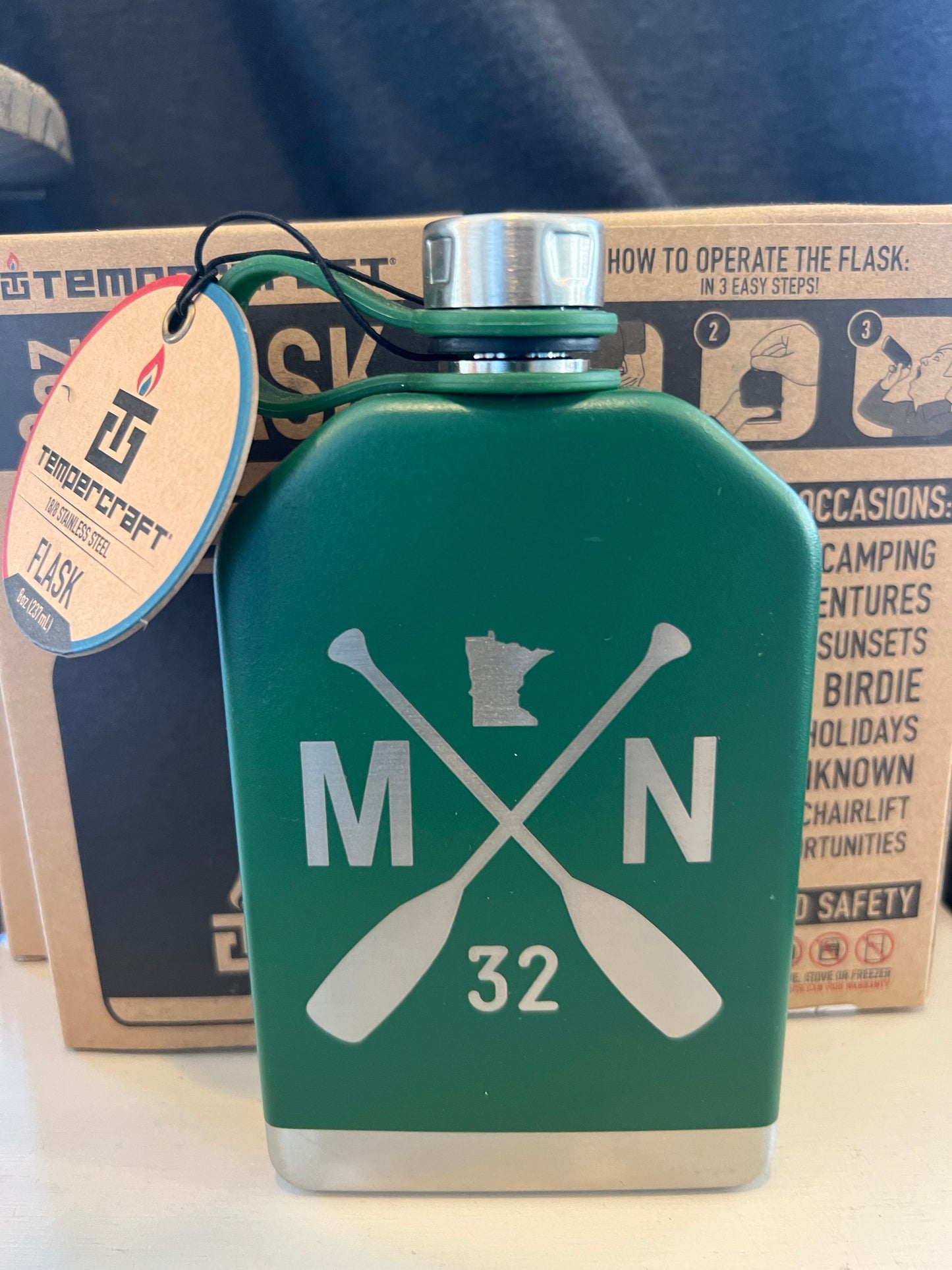 Backtrack Flask -Green