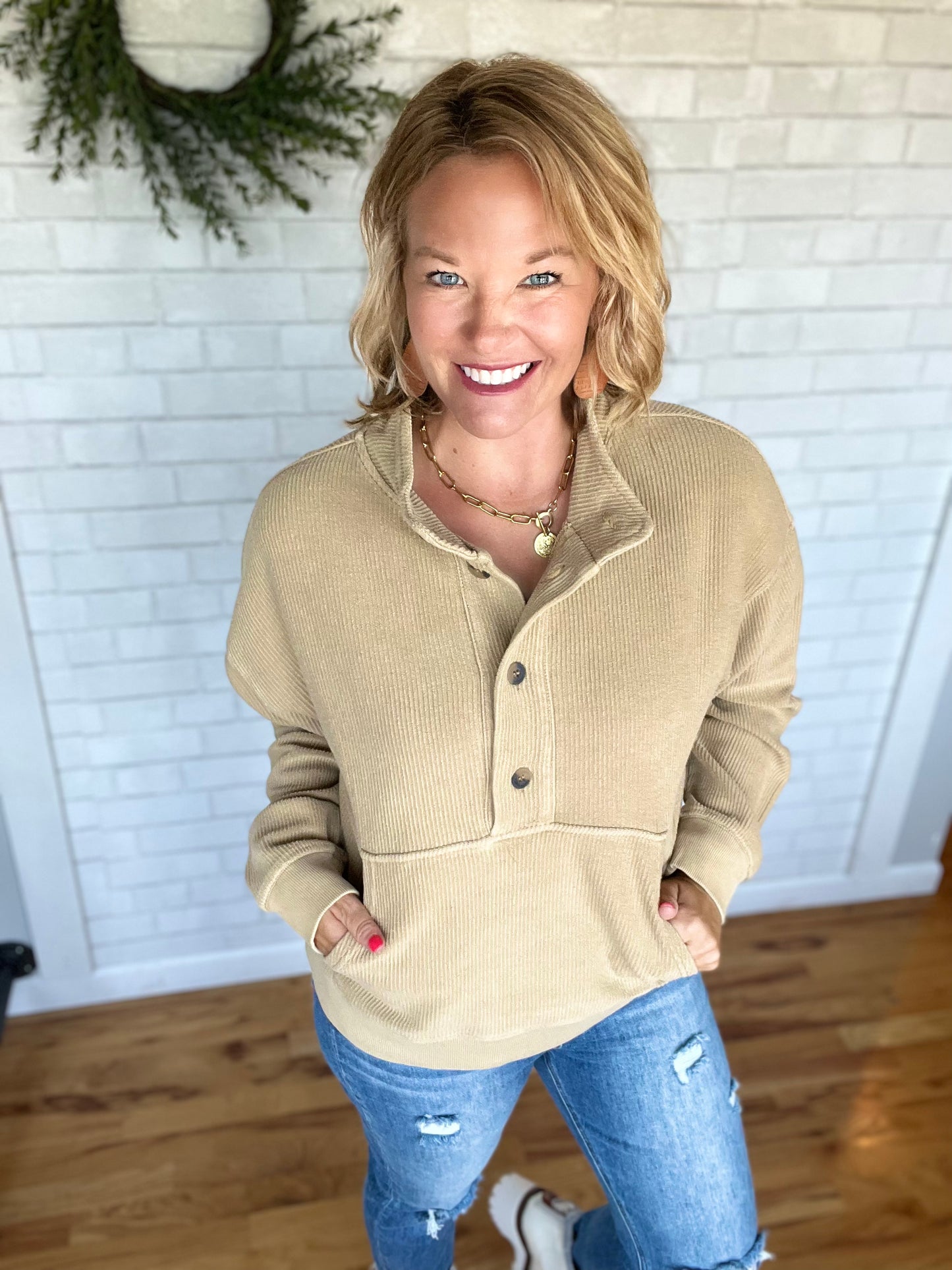 Jocelyn Pullover- Camel