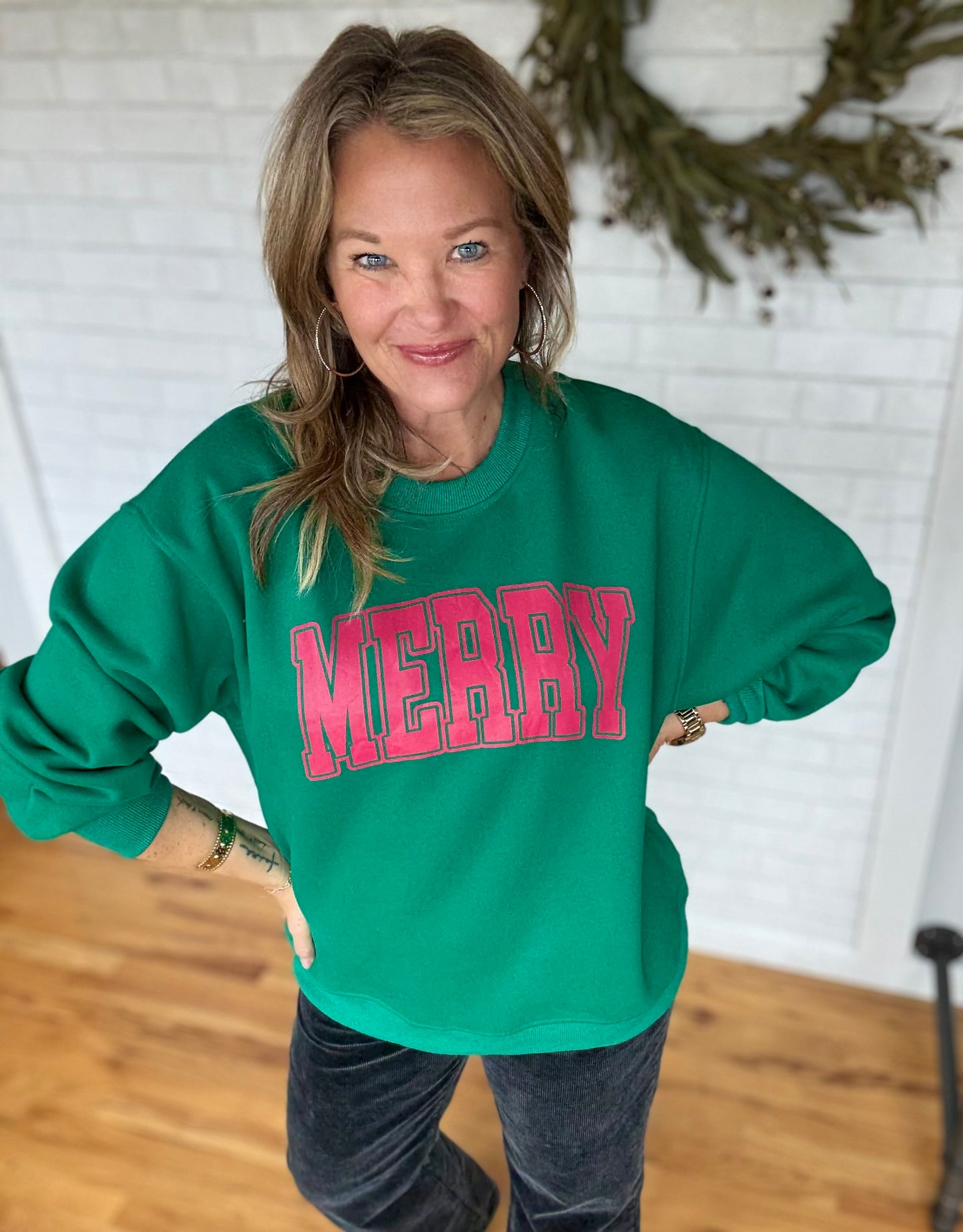 Merry Sweatshirt - Green