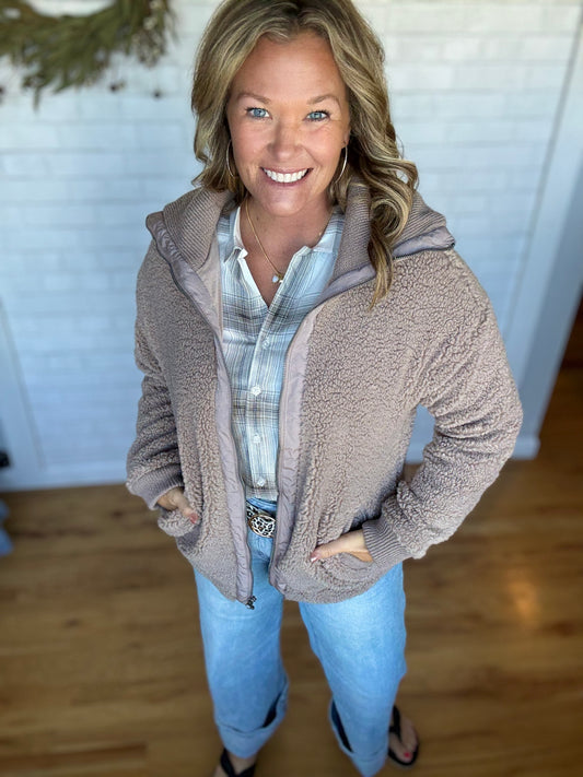 Trista Coat Taupe