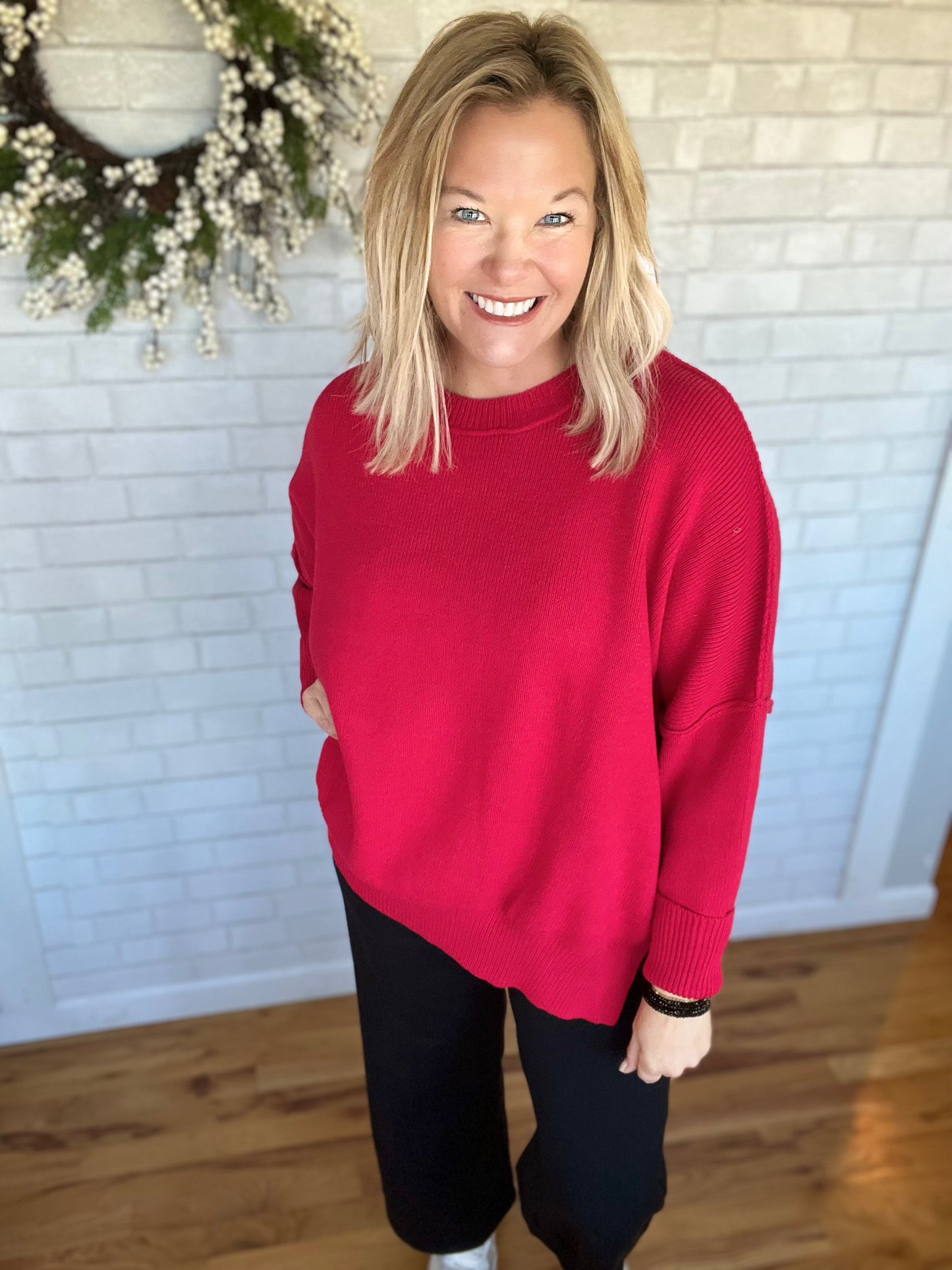 Dara Sweater - Red