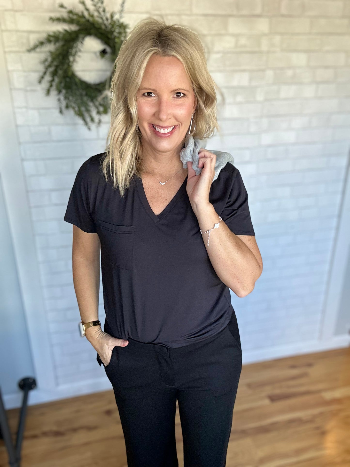 Malaika Tee- Graphite