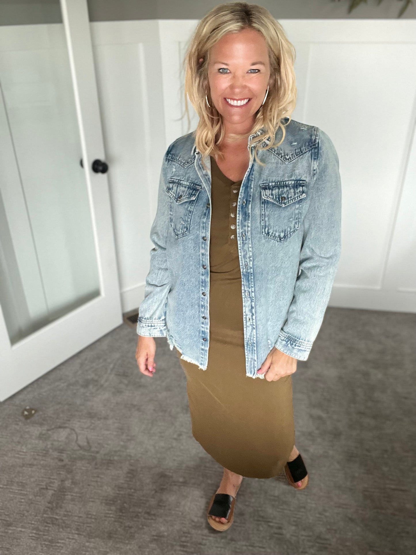 Wilfred Dress - Bronze
