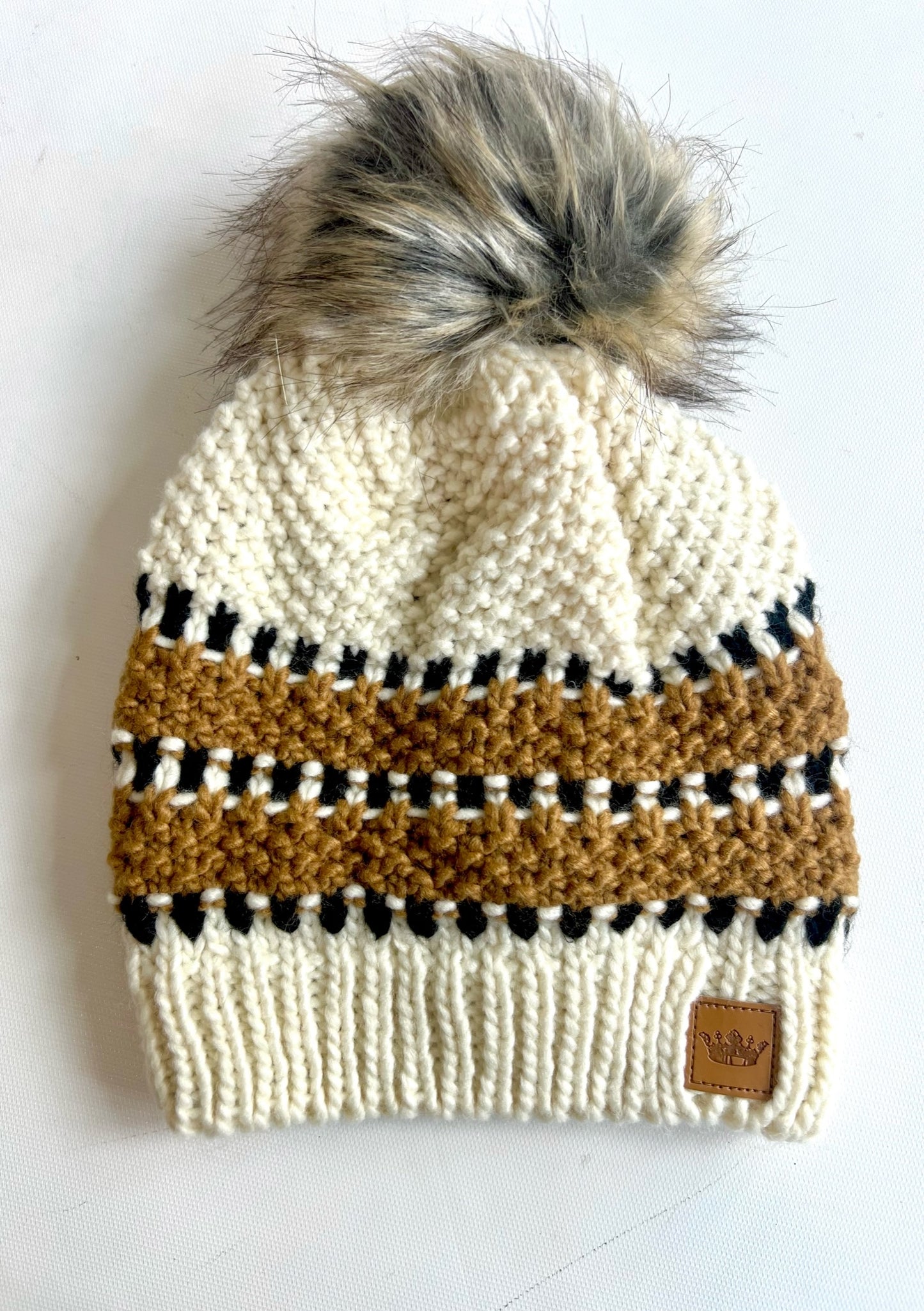 Black Stitch Hat
