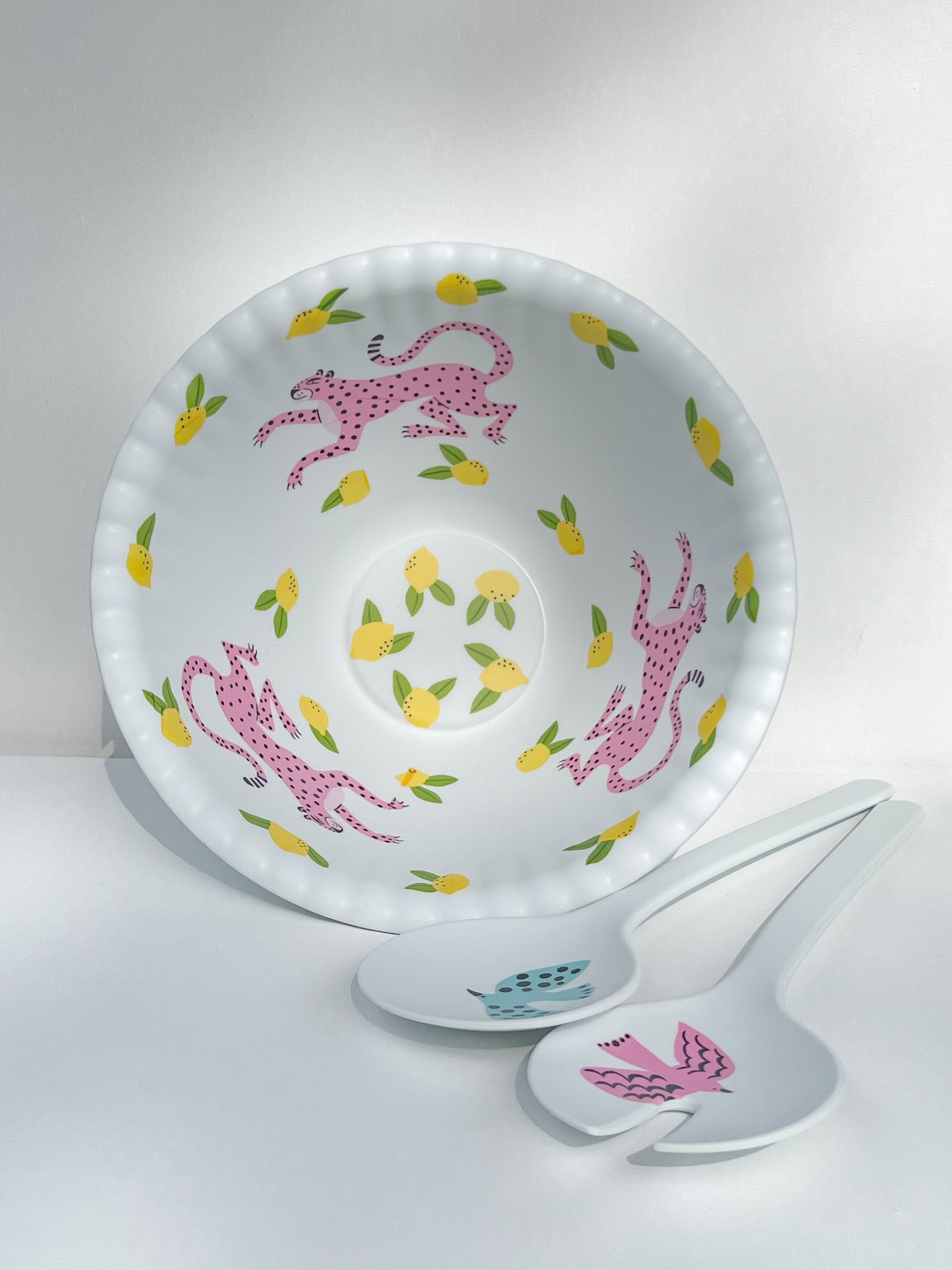 Leopard Salad Bowl
