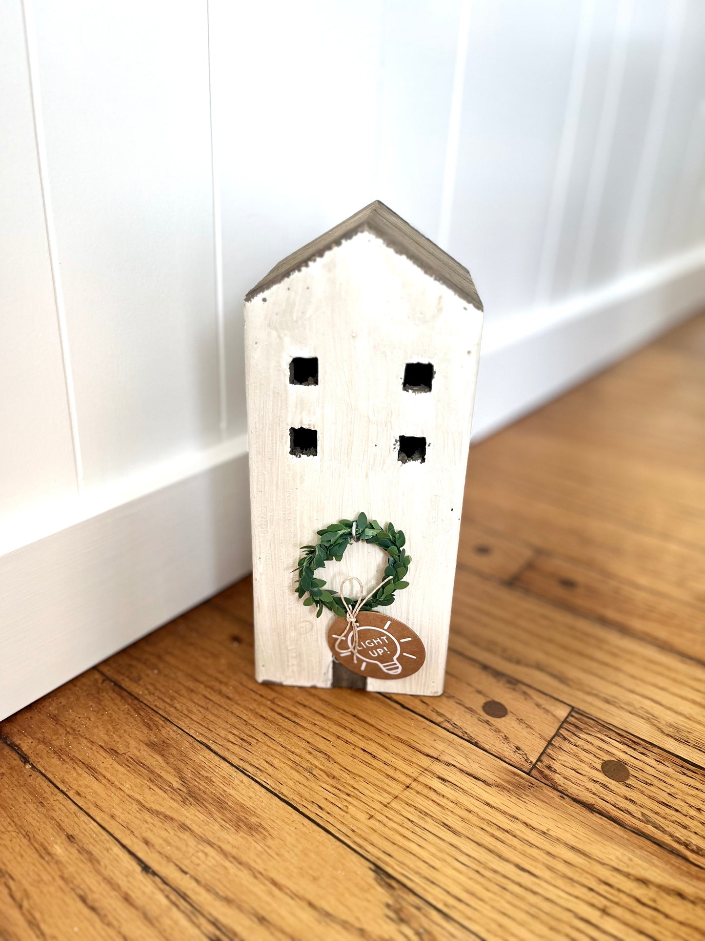 White Tall House