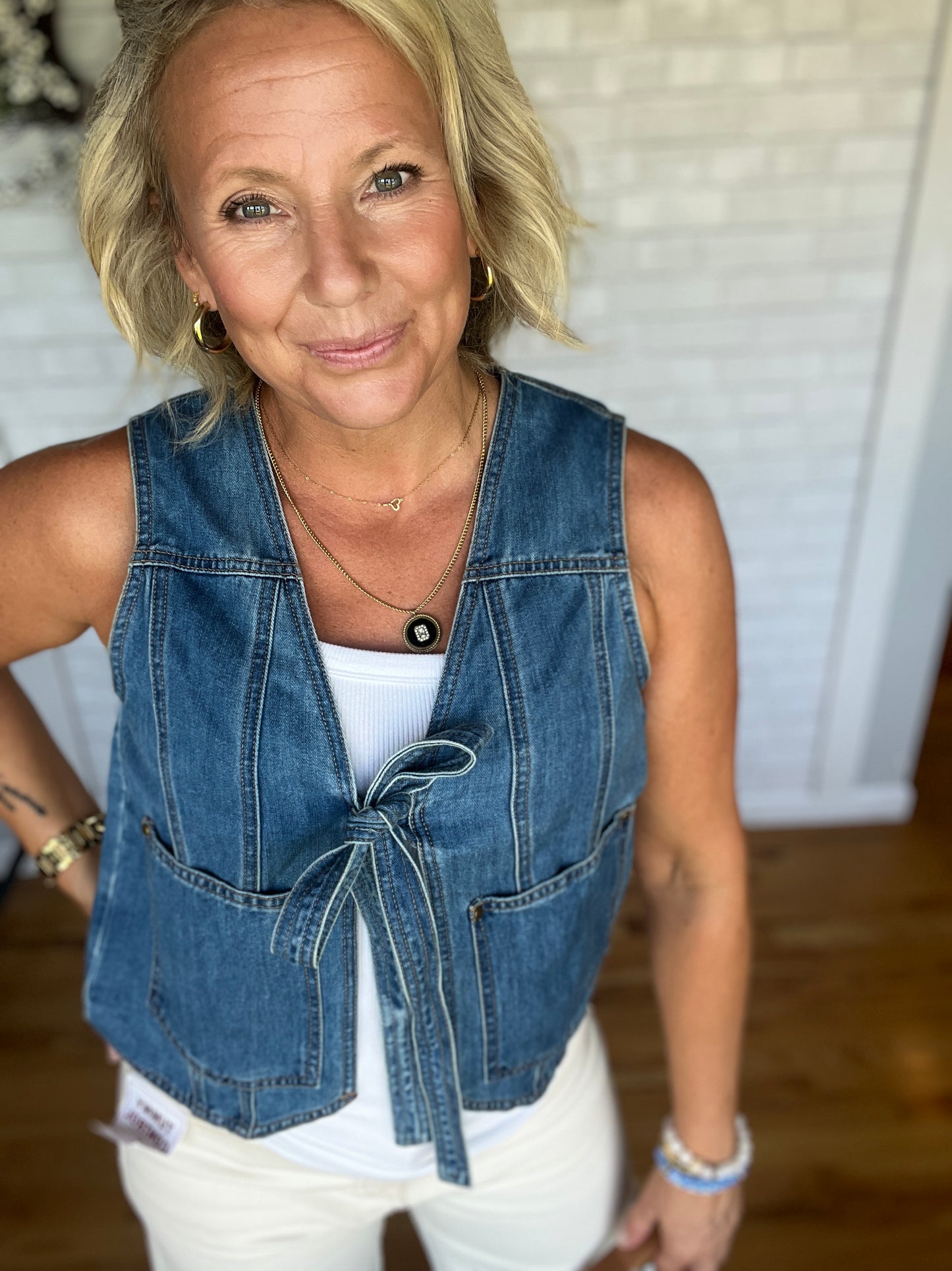 Brady Tie Front Vest