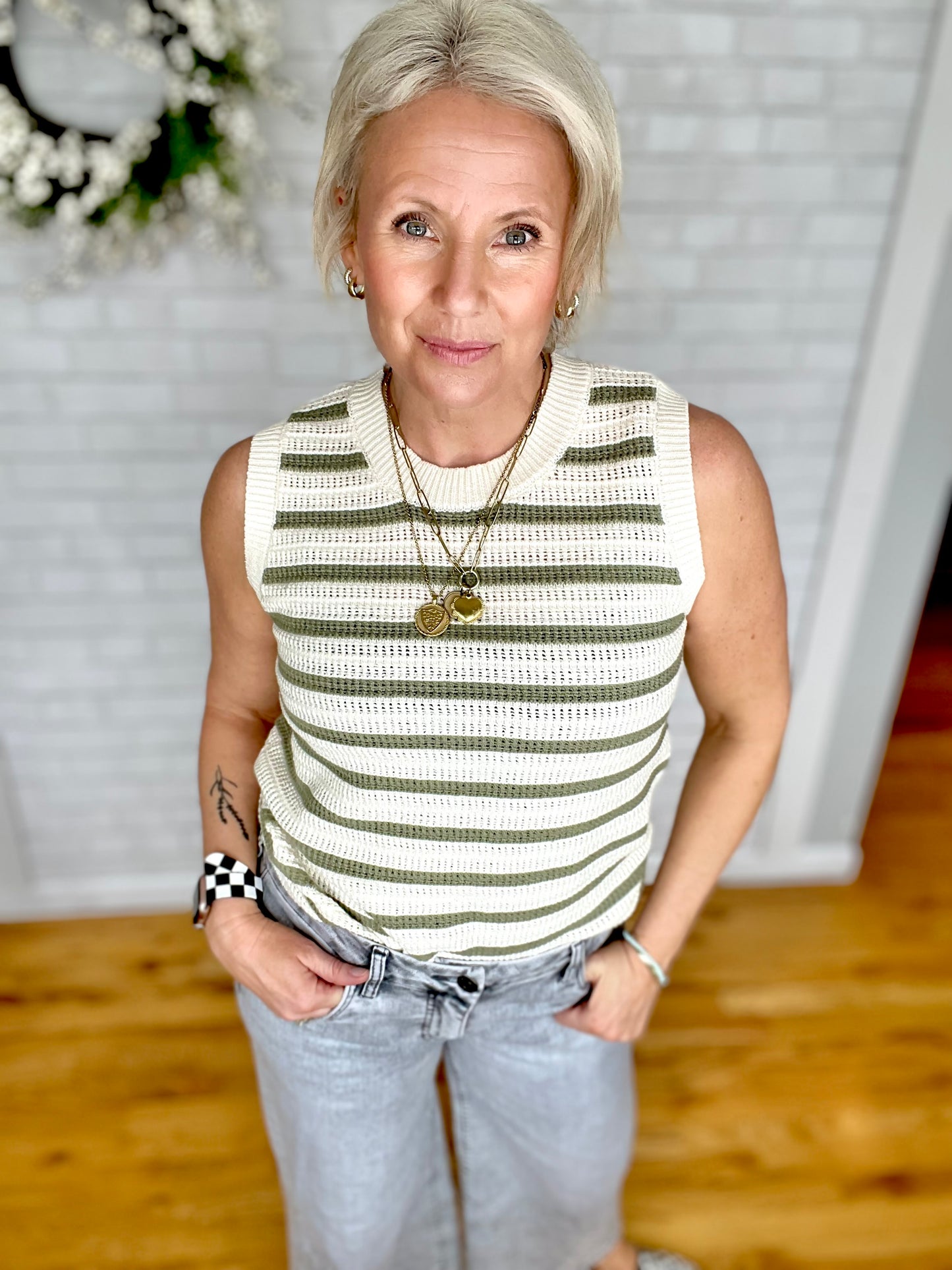 Poppy Vest - Sage