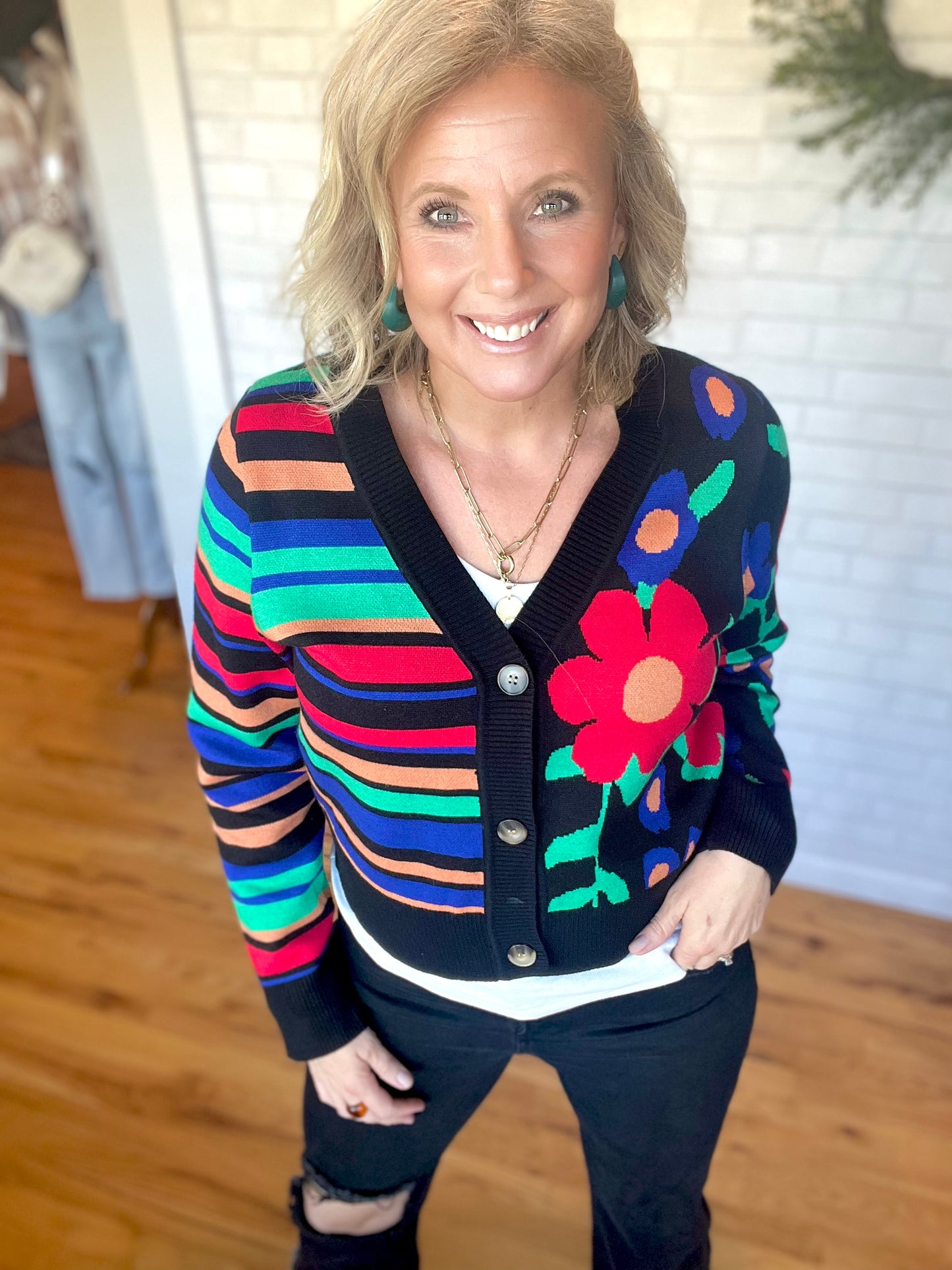 Mod Mix Cardi