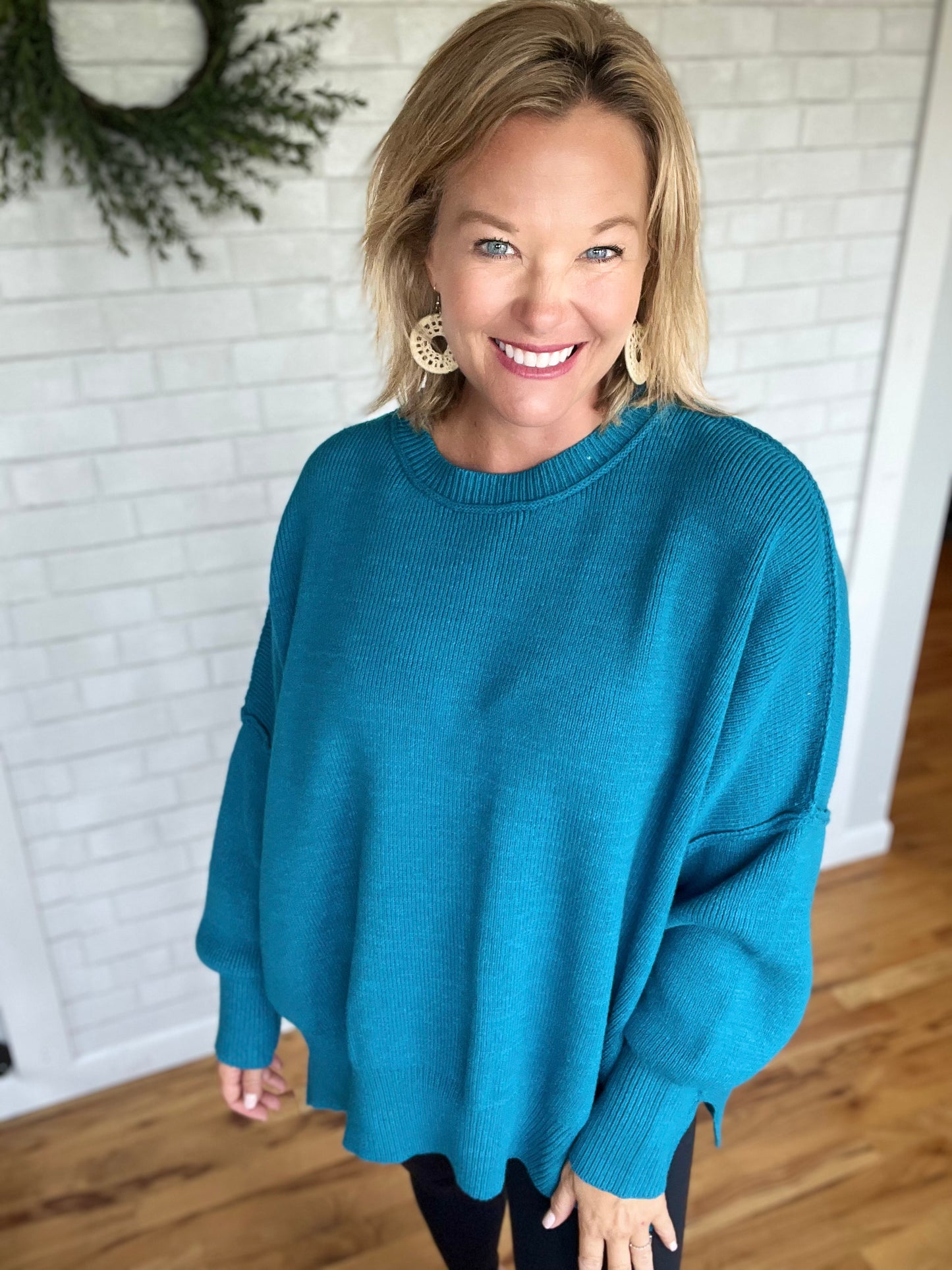Dara Sweater - Ocean Blue