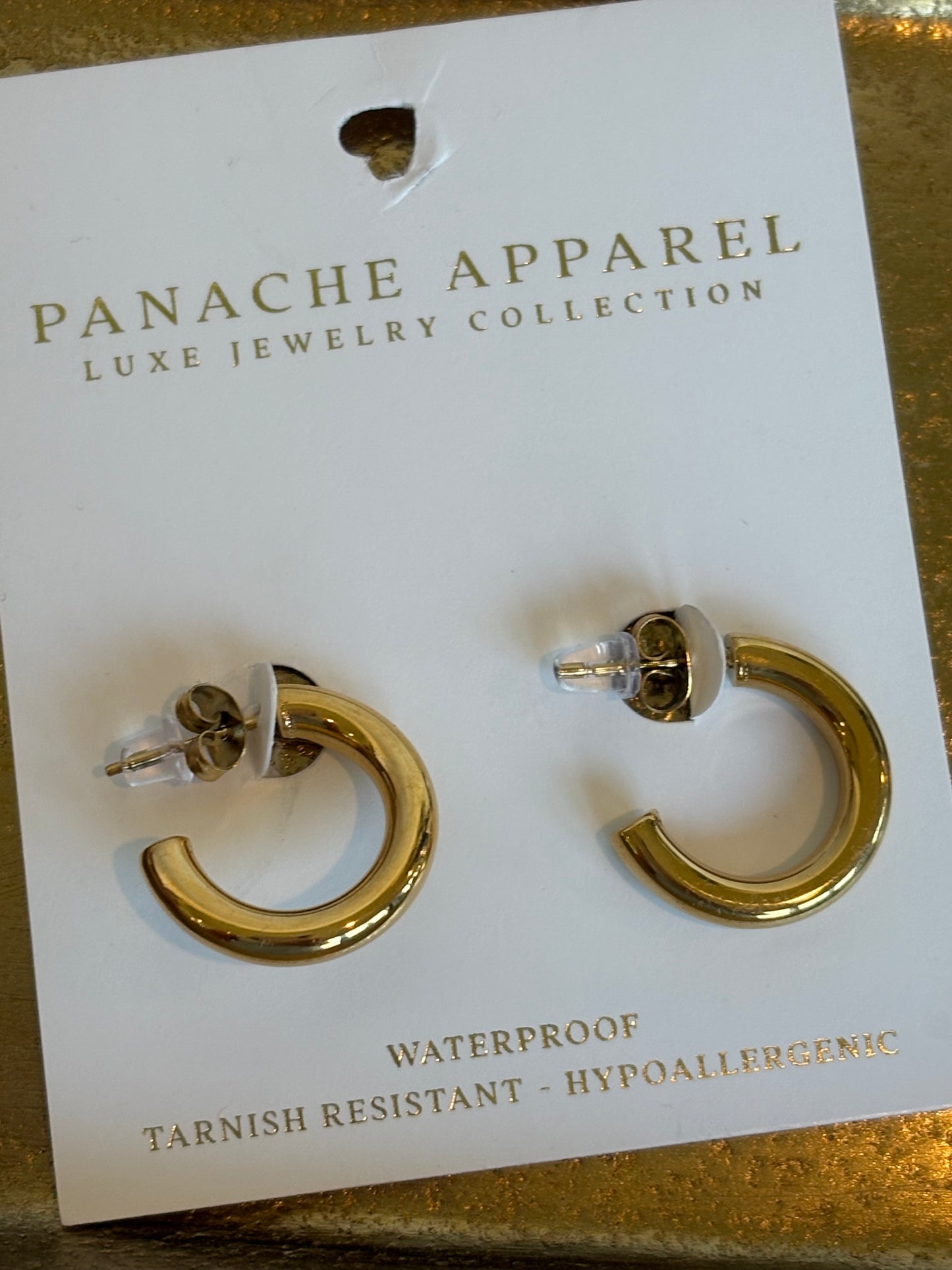 Luxe Gold Small Hoops